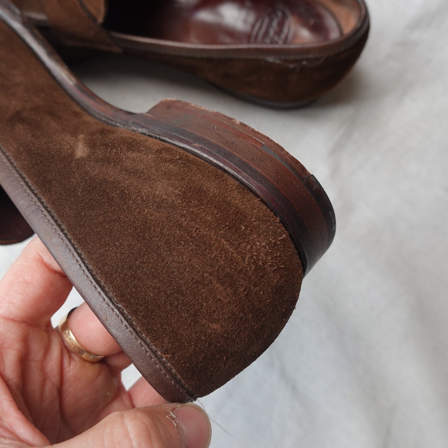 Crockett & Jones Suede Loafer - Size 10.5M