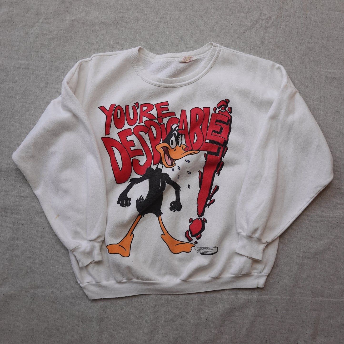 1987 Daffy Duck Crew - Size M