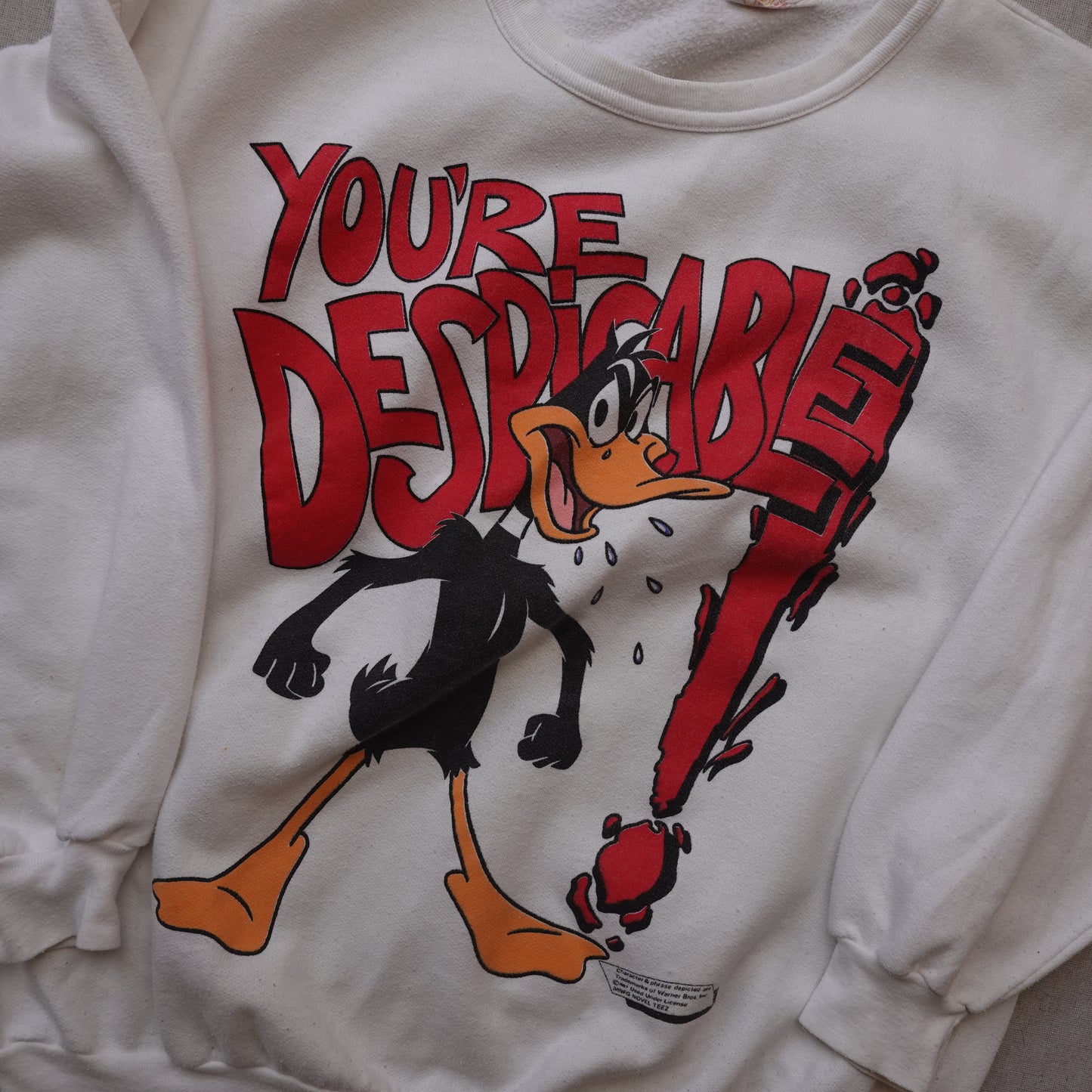 1987 Daffy Duck Crew - Size M