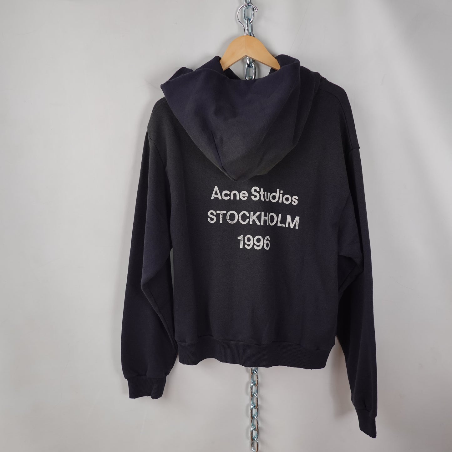 Acne Studios Pre Distressed Stockholm Hoodie - Size S
