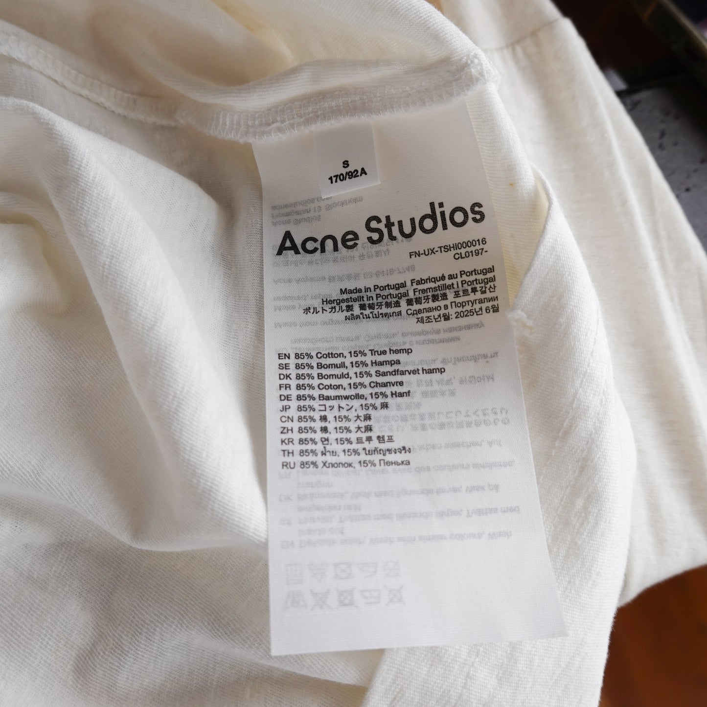 Acne Studios Pre Distressed Stockholm L/S - Size S
