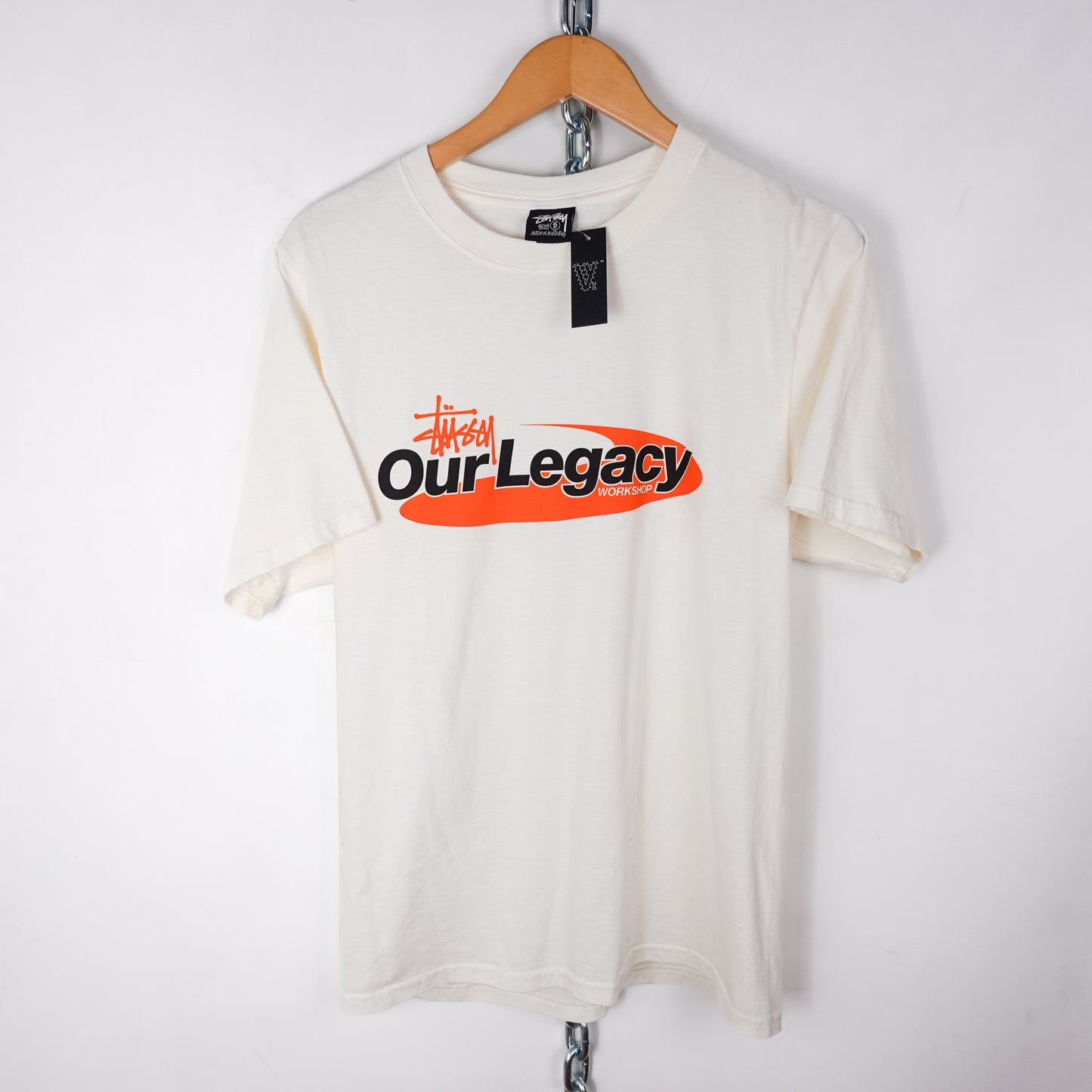 Stussy x Our Legacy Cream Tee - Size S