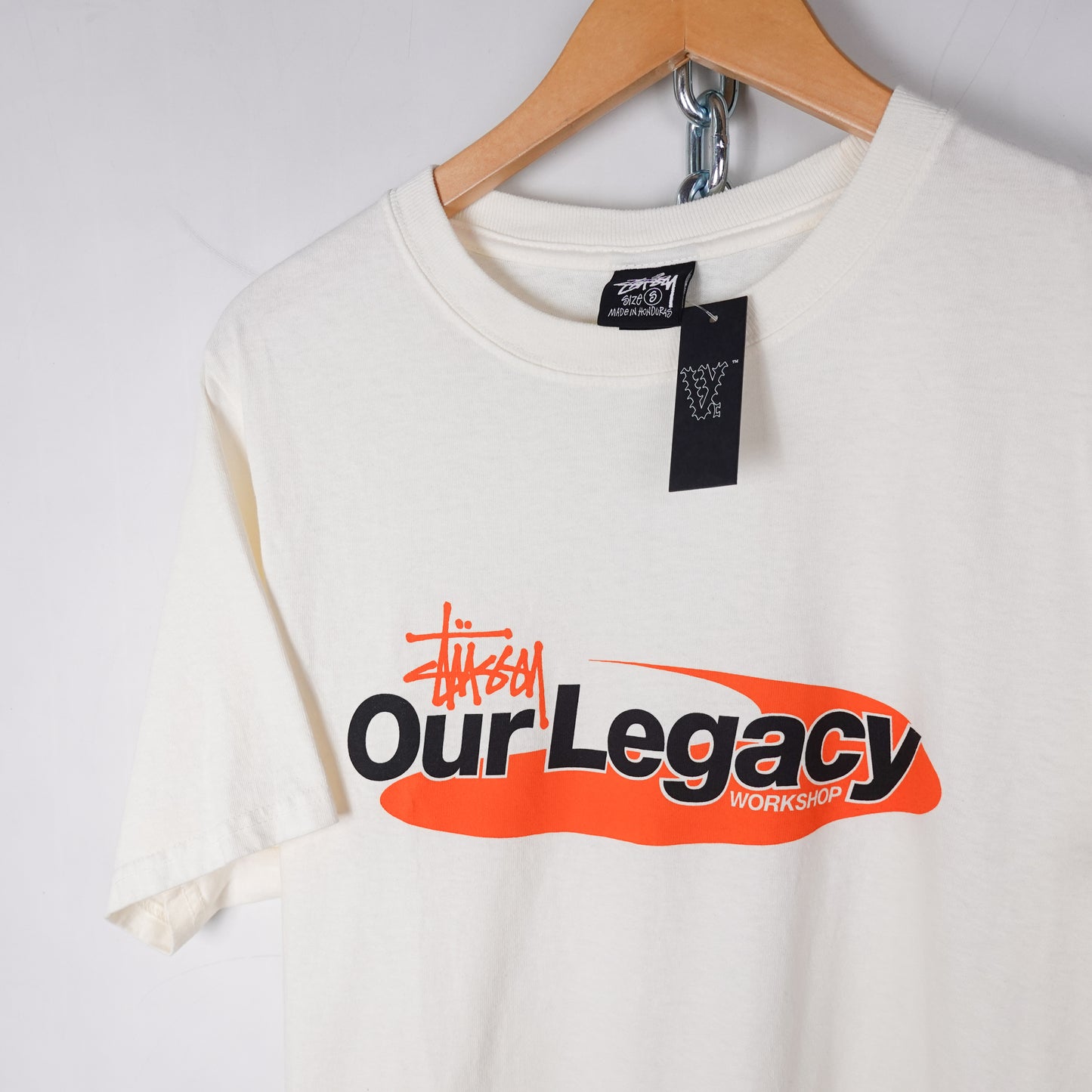 Stussy x Our Legacy Cream Tee - Size S