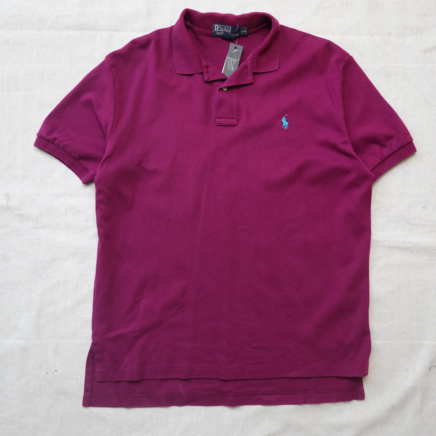 Polo RL Polo Shirt MAROON - Size XL