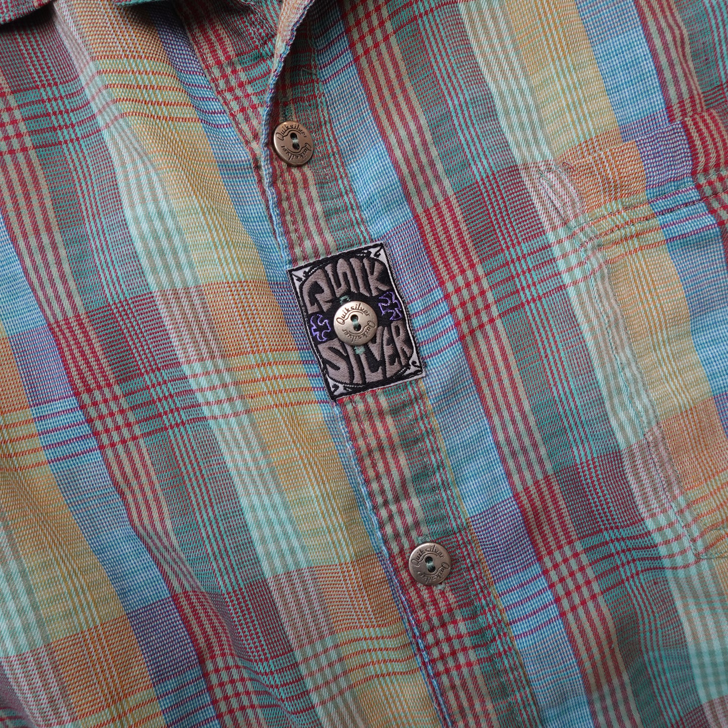 Vintage Quicksilver S/S Button Up - Size XL