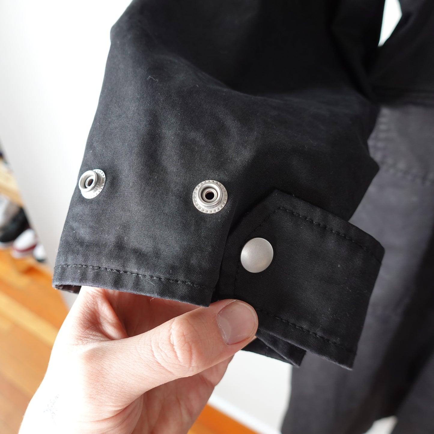 Stussy Waxed Trench Coat - Size S