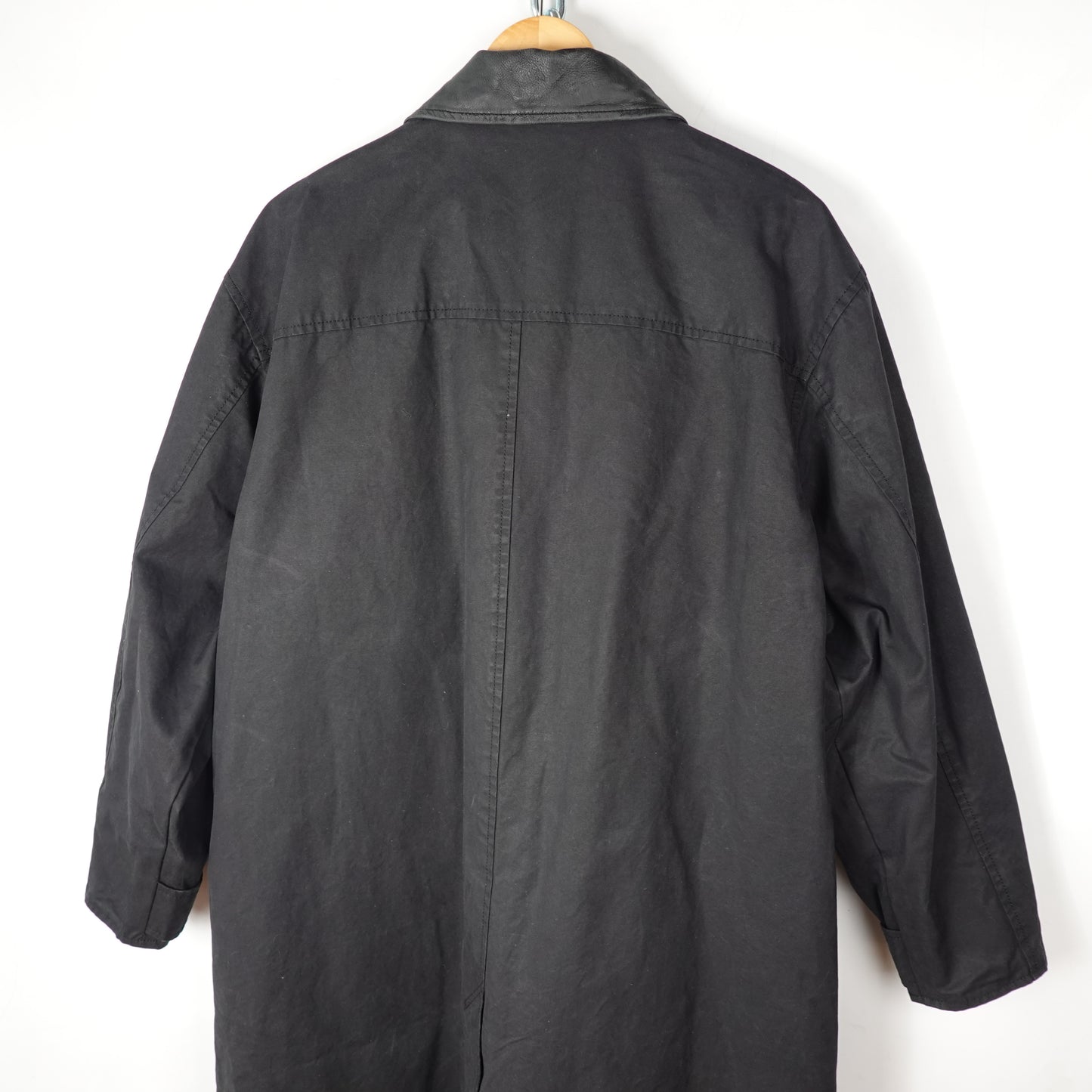 Stussy Waxed Trench Coat - Size S