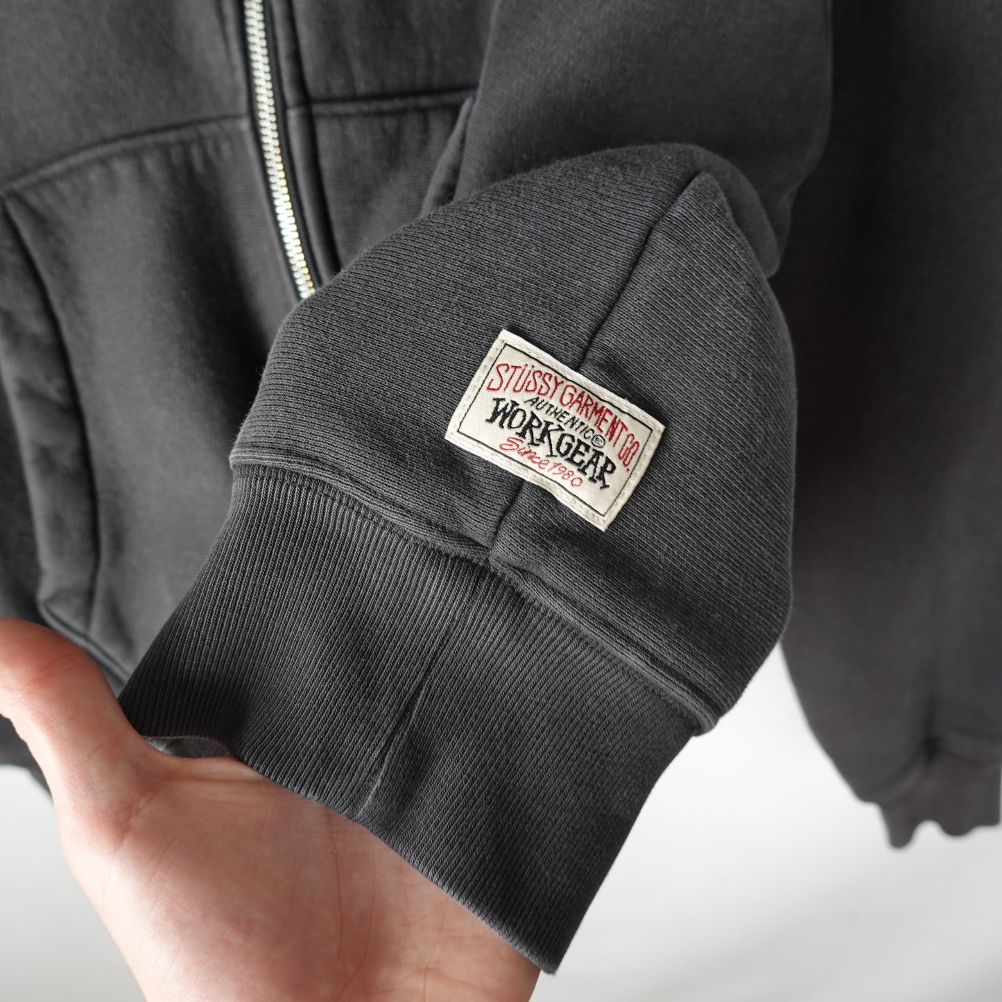 Stussy Workwear Zip Up Hoodie - Size S