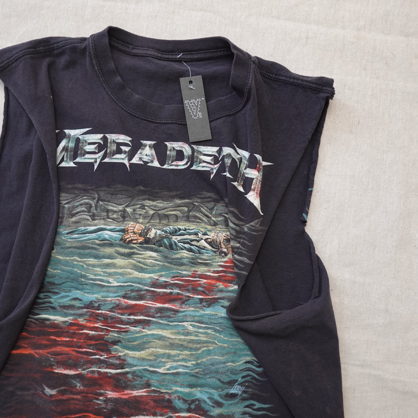 2009 Megadeath Cut-Off Tee - Size XL