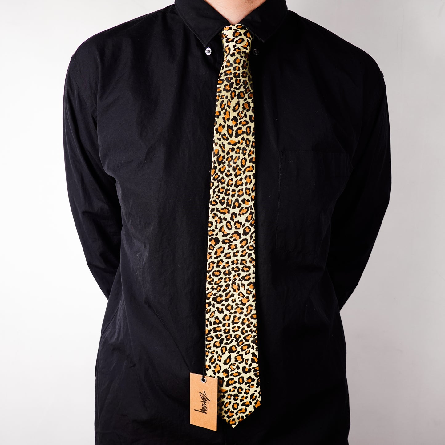 Stussy Jacquard Leopard Tie