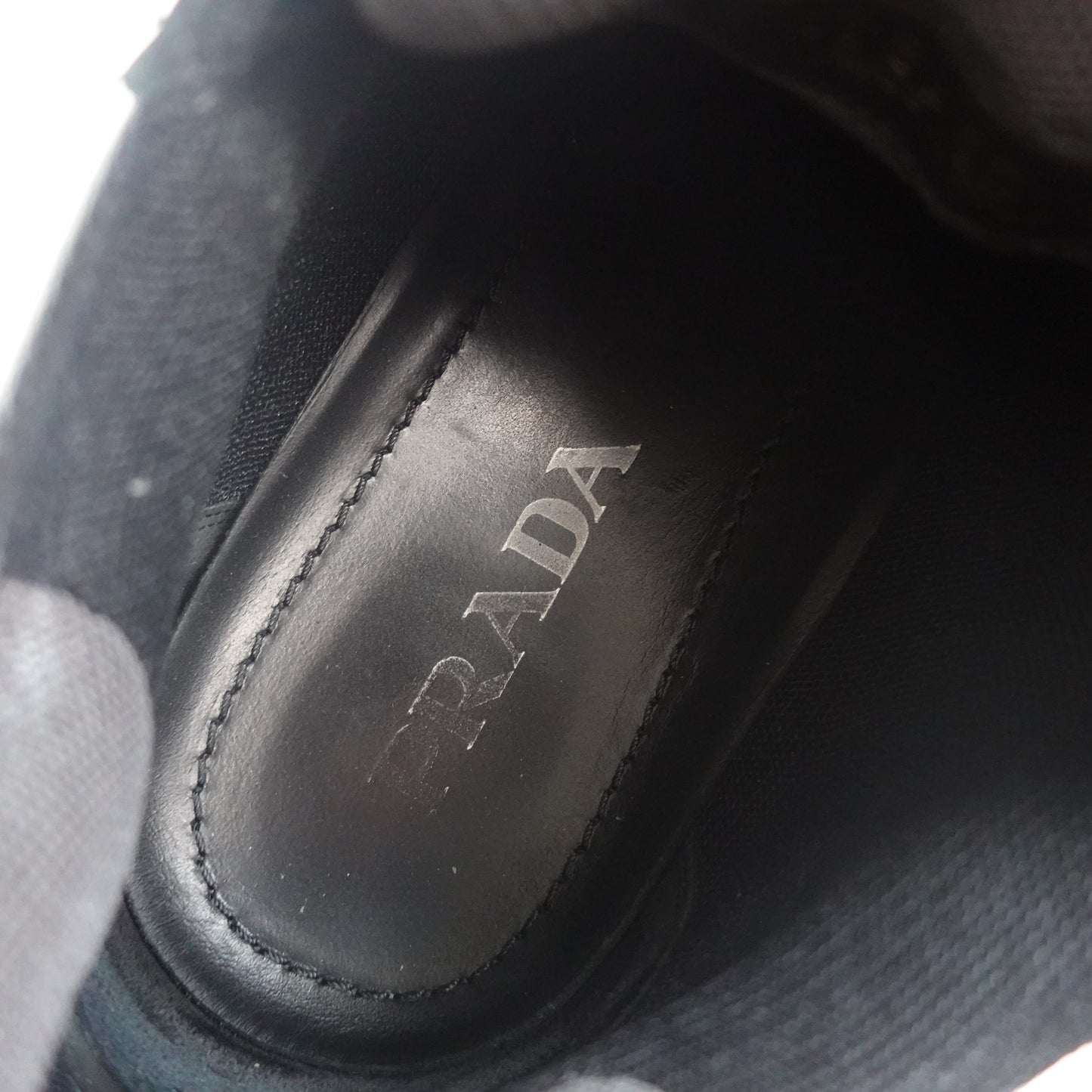 Prada Brixxen Black Leather Boots - Size 10