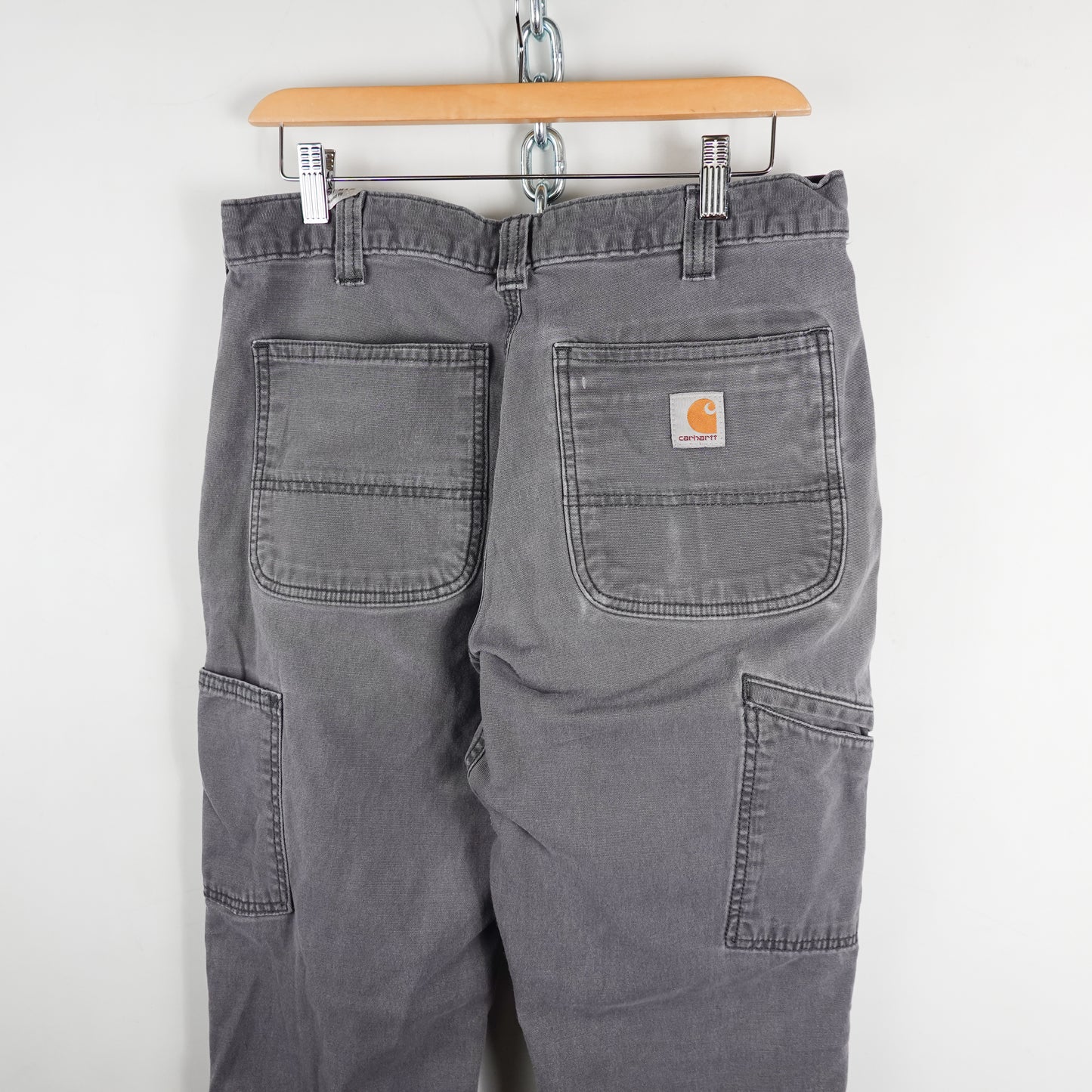 Carhartt Relaxed Fit Grey Double Knees - Size 30