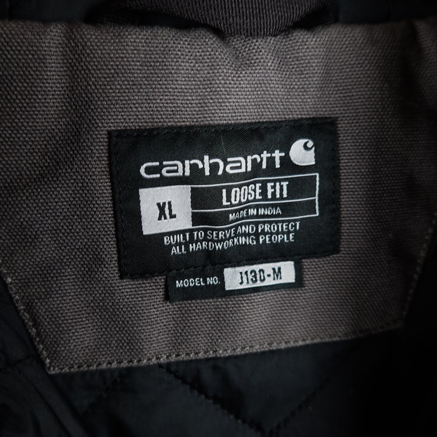 Carhartt Hooded Work Jacket - Size XL