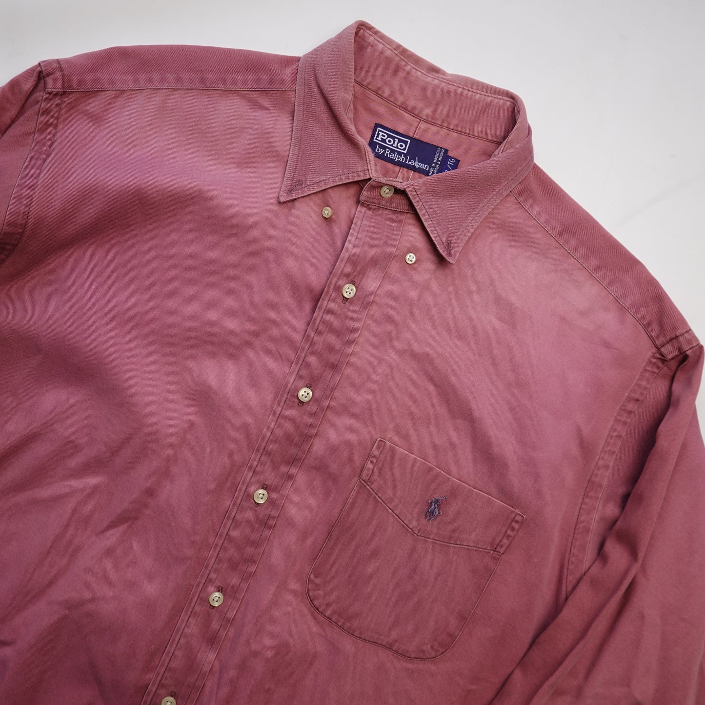Vintage Polo RL Canvas Button Up - Size XL