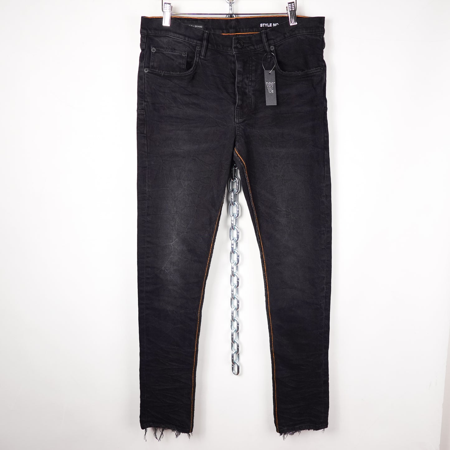 Purple P001 Denim Pants - Size 33