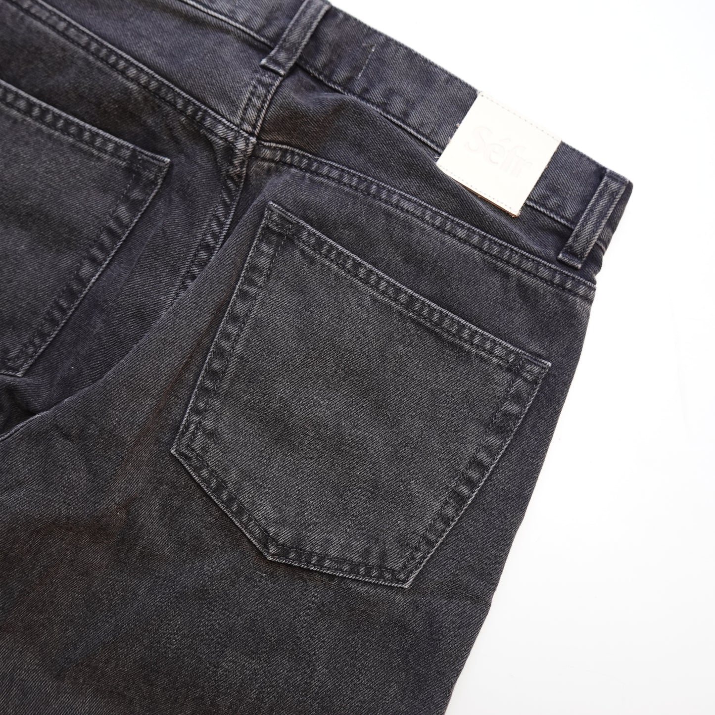 Séfr Black Faded Denim - Size 30