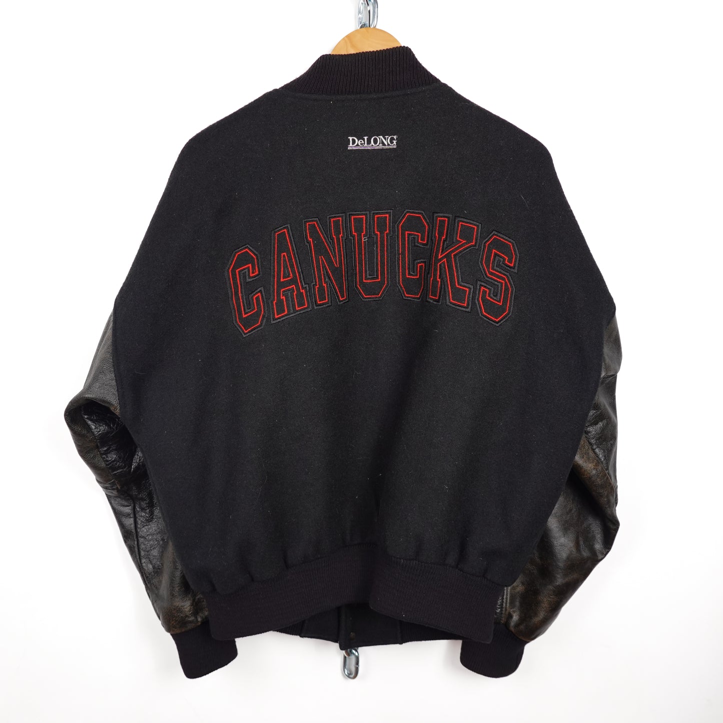Vintage Canucks Varsity Jacket - Size L