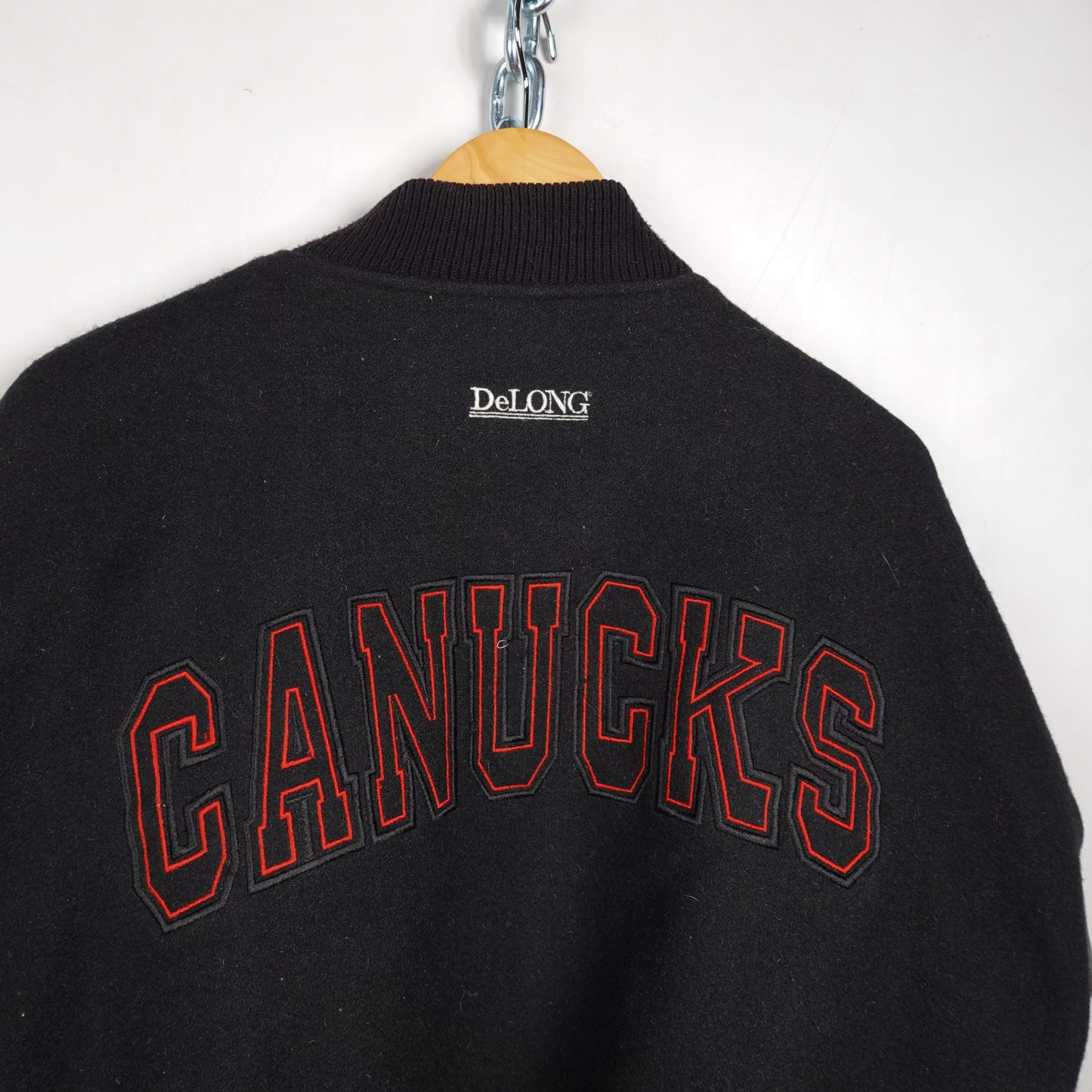 Vintage Canucks Varsity Jacket - Size L