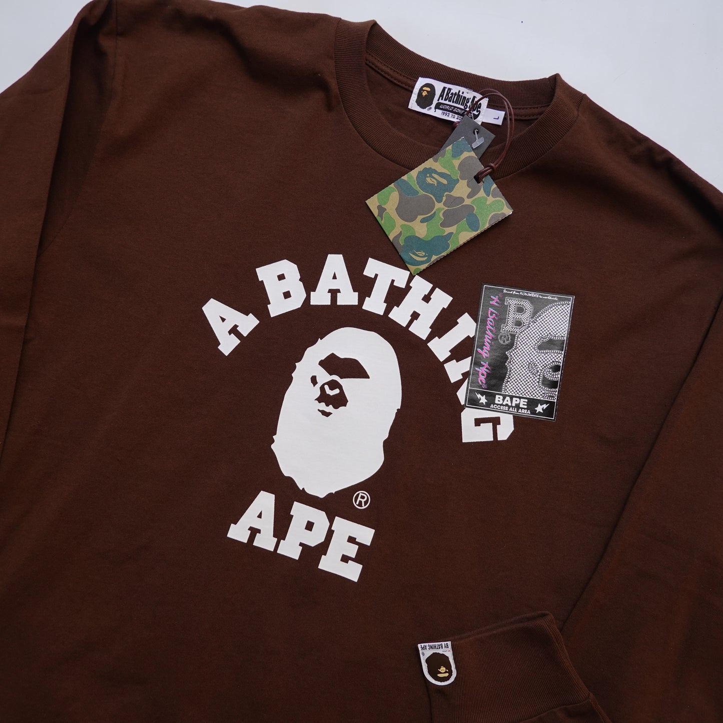 Bape Mad Face Long Sleeve - Size L