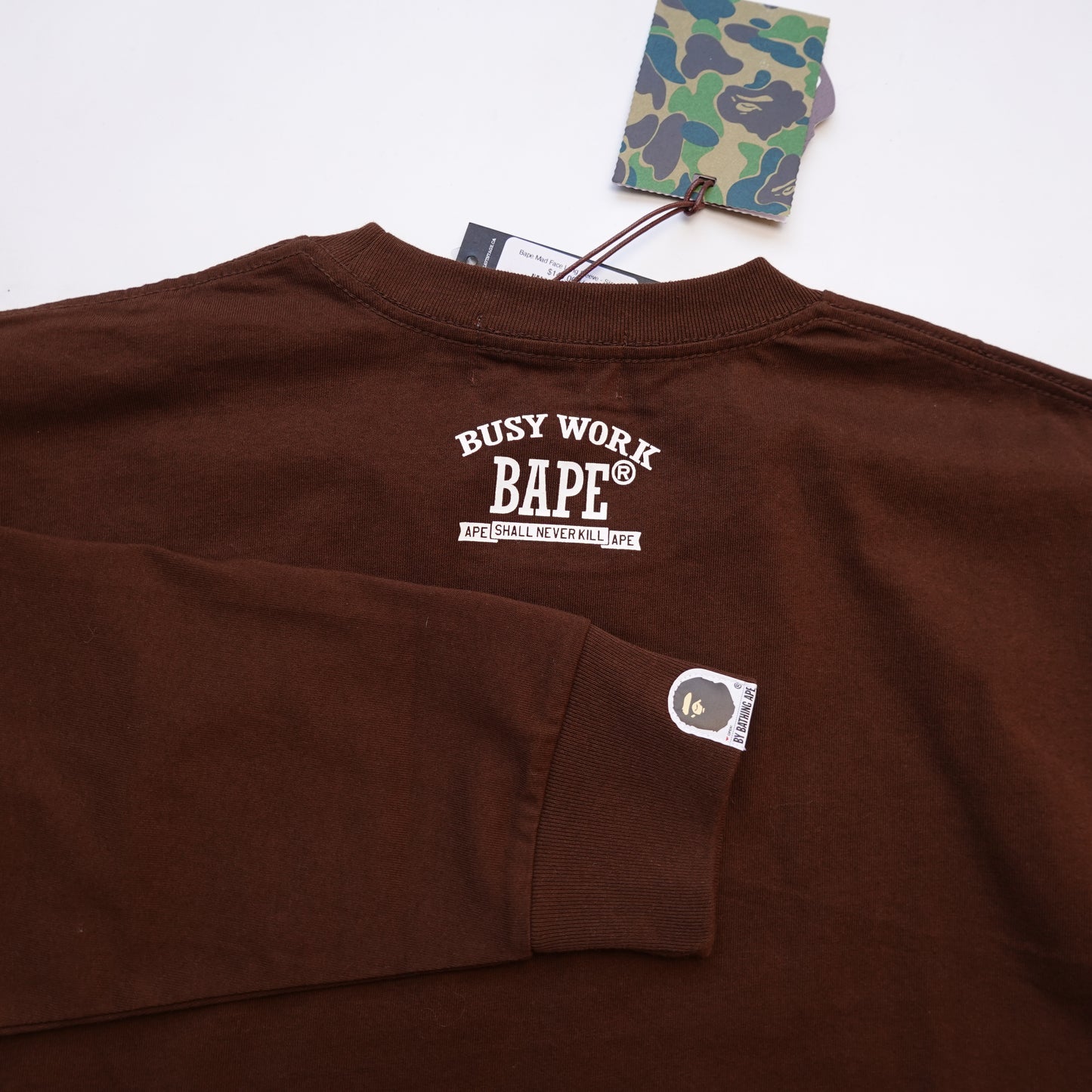 Bape Mad Face Long Sleeve - Size L