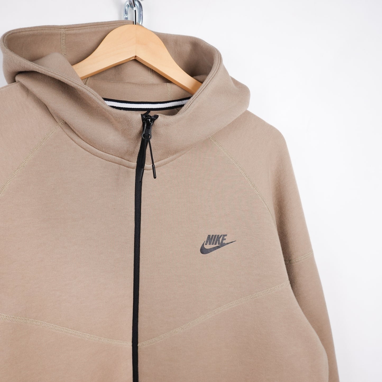 Nike Tech Brown Zip Up Hoodie - Size XL