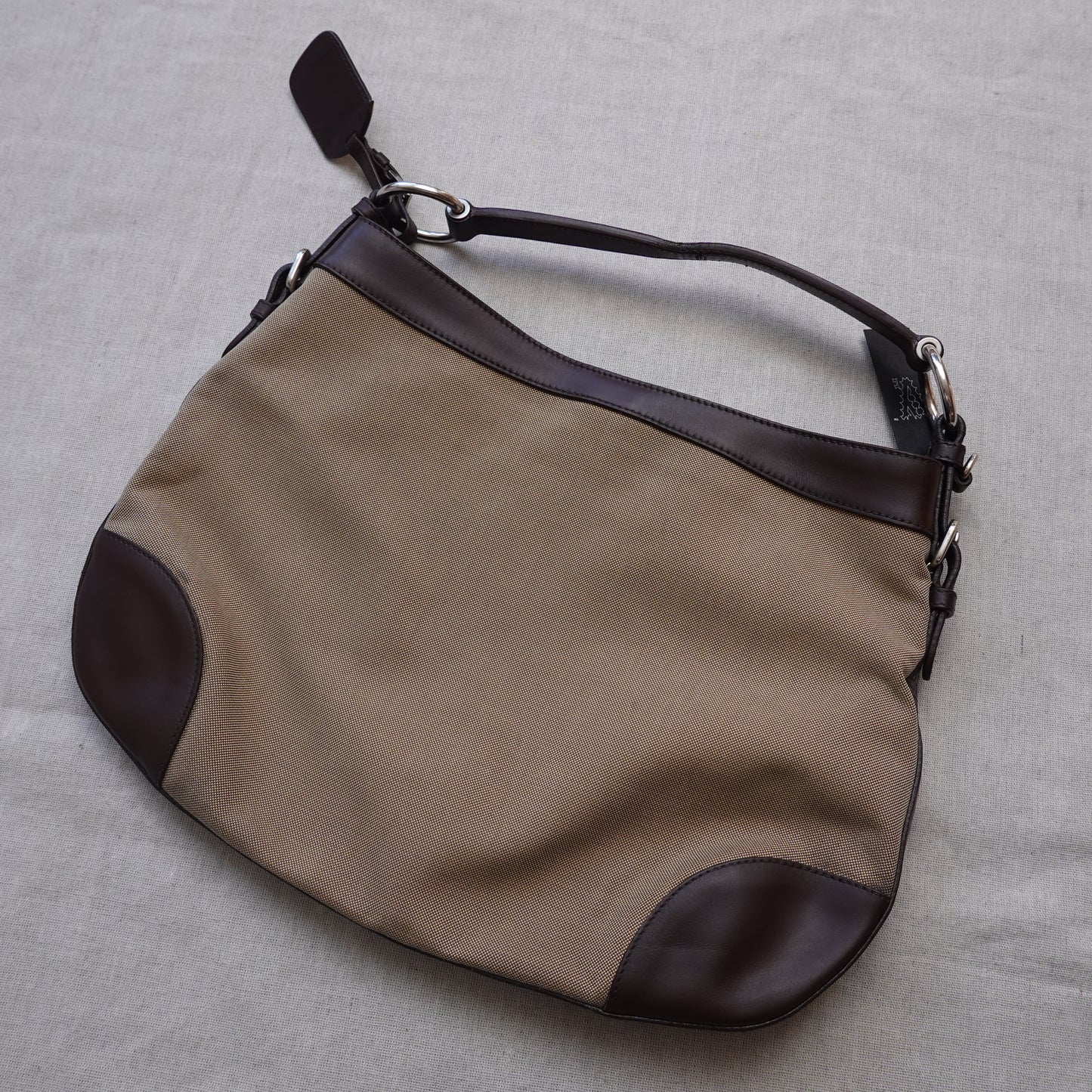 Prada Canapa Jacquard Hobo Bag