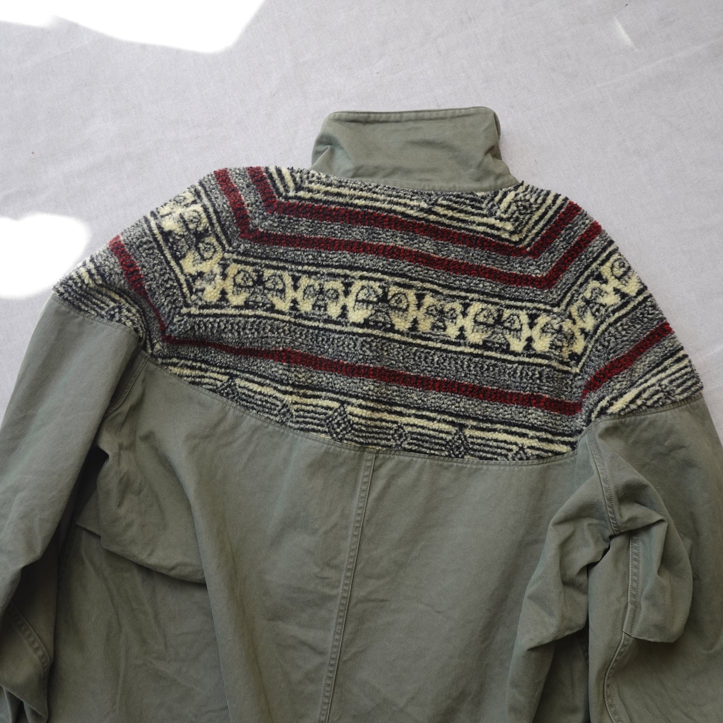Kapital Chino Fleece Bird Eye Nordic Anorak - Size 2