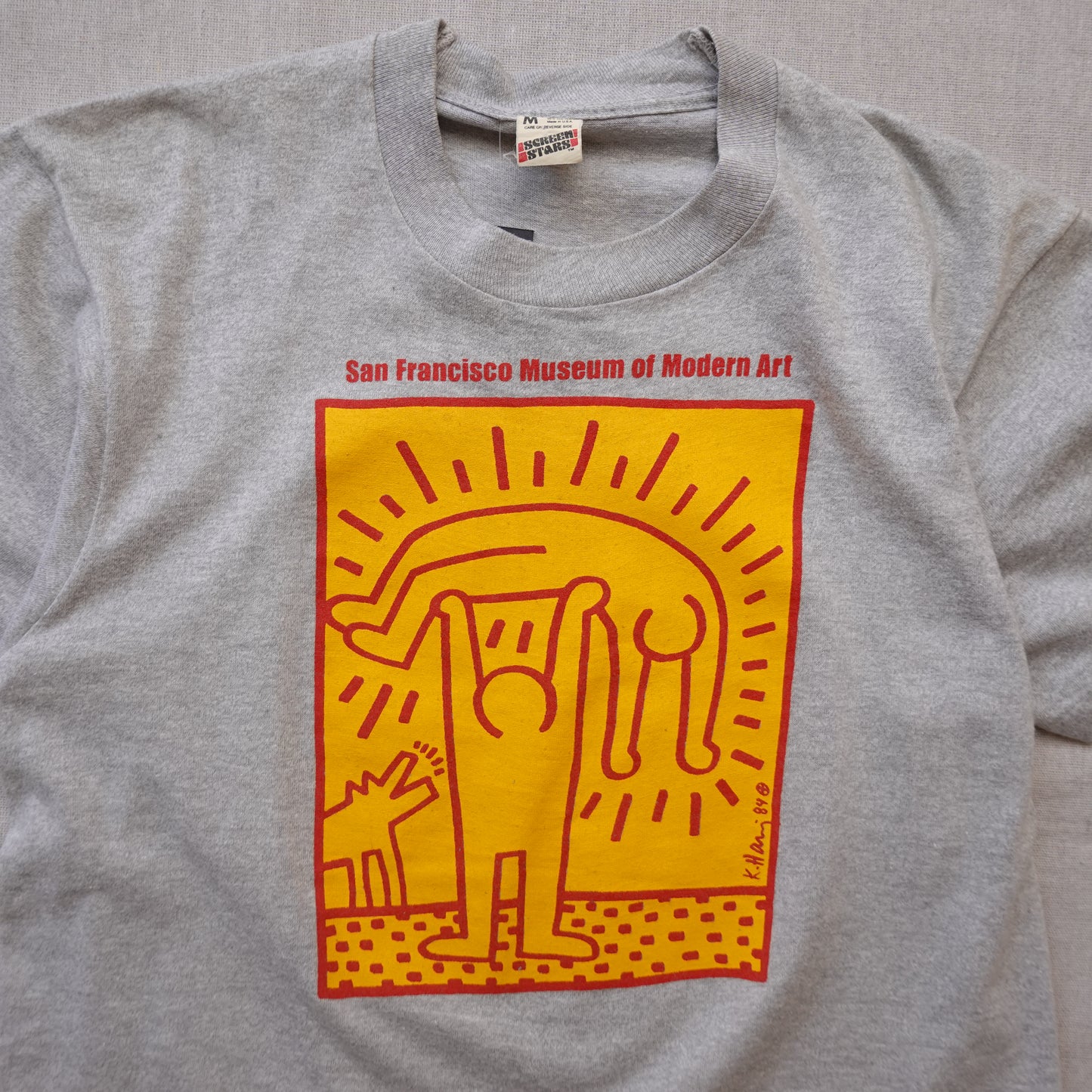 1980s Keith Haring SF Moma Tee - Fits XS