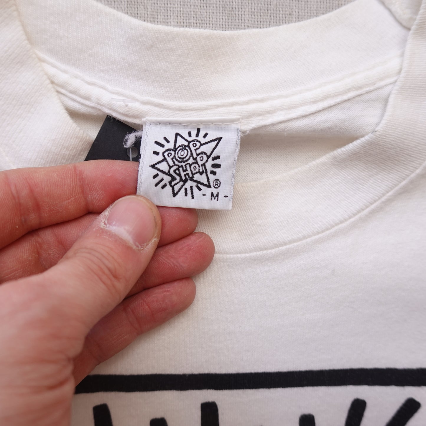 1990s Keith Haring Pop Shop Tee - Fits S