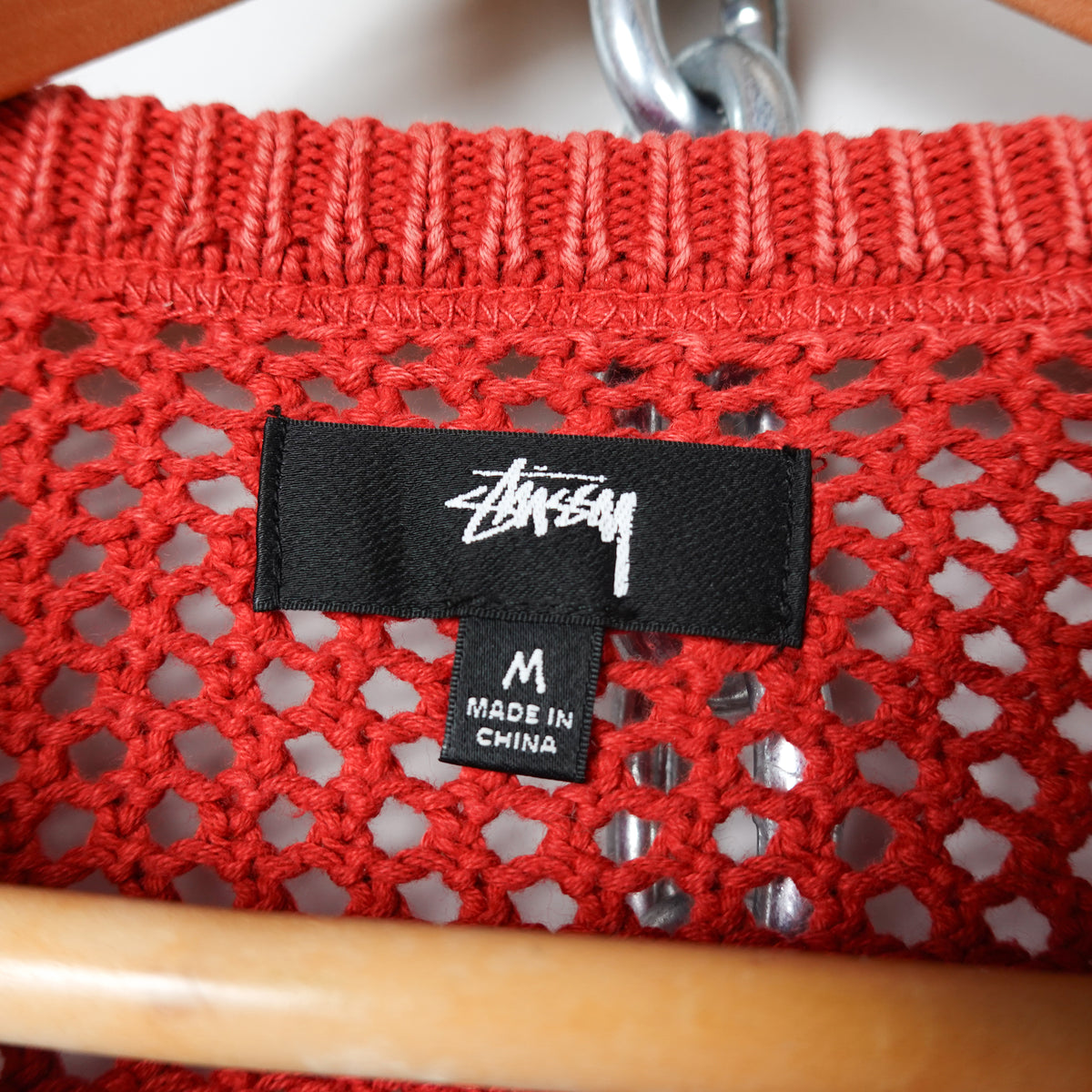 Stussy Gauge Knit Shirt - Size M