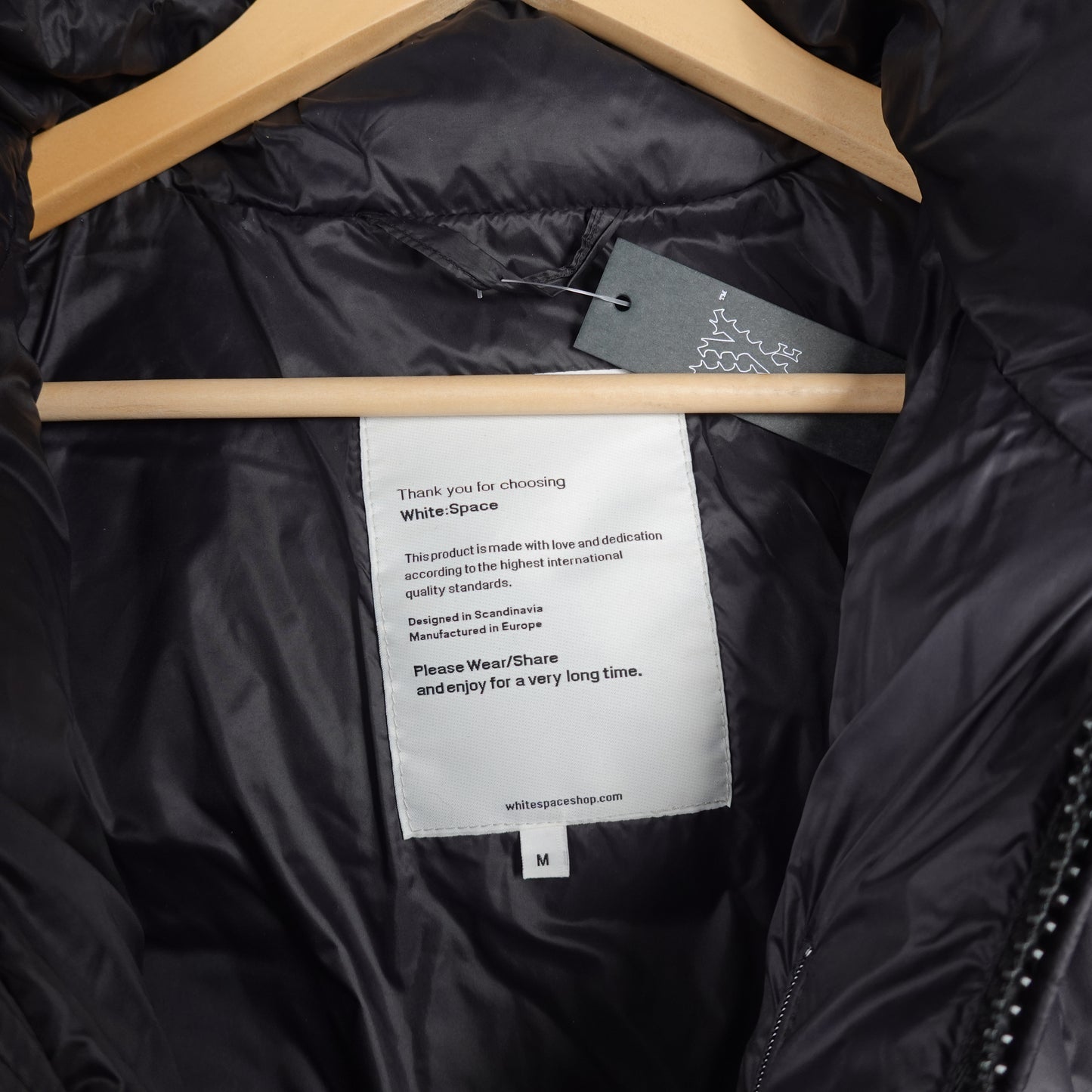 Whitespace Puffer Jacket - Size M