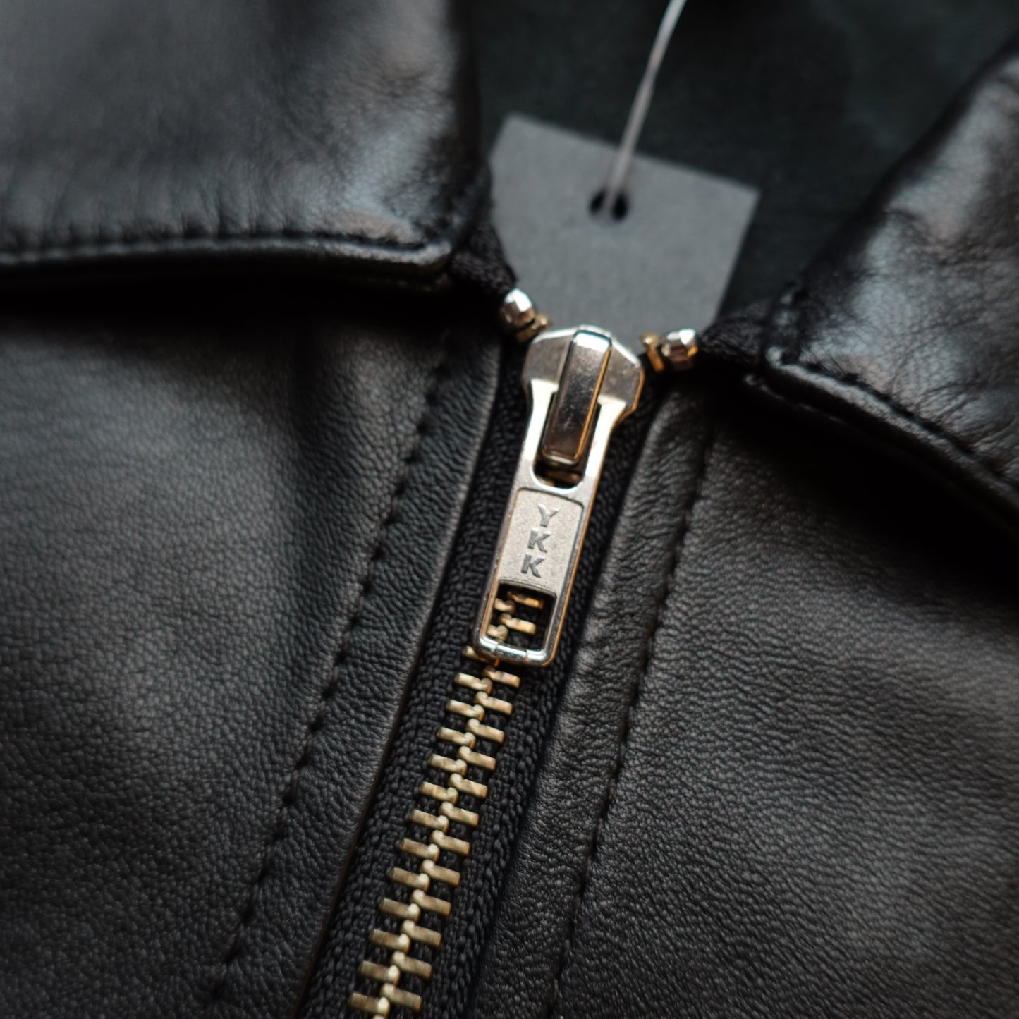 Stussy Sheep Leather Western Zip Up Jacket - Size S