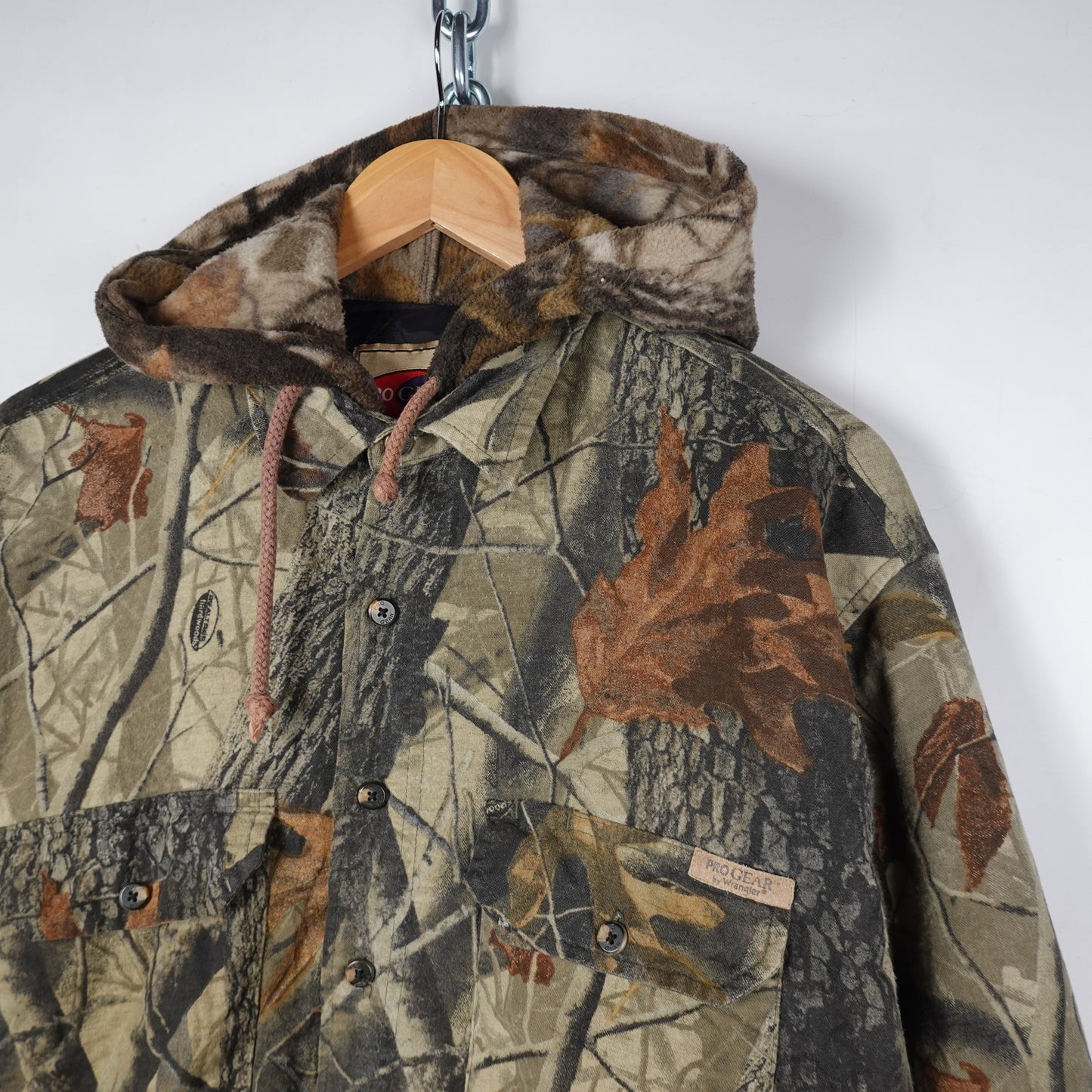 Pro Gear Hooded Quilted Button Up - Size XL
