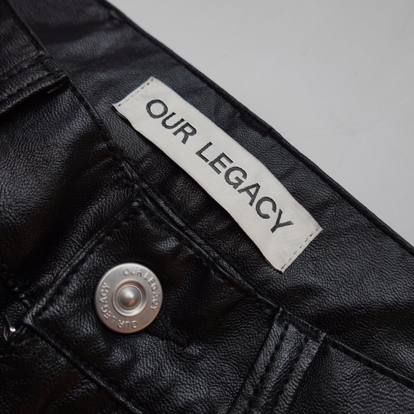 Our Legacy Leather Pants - Size 29