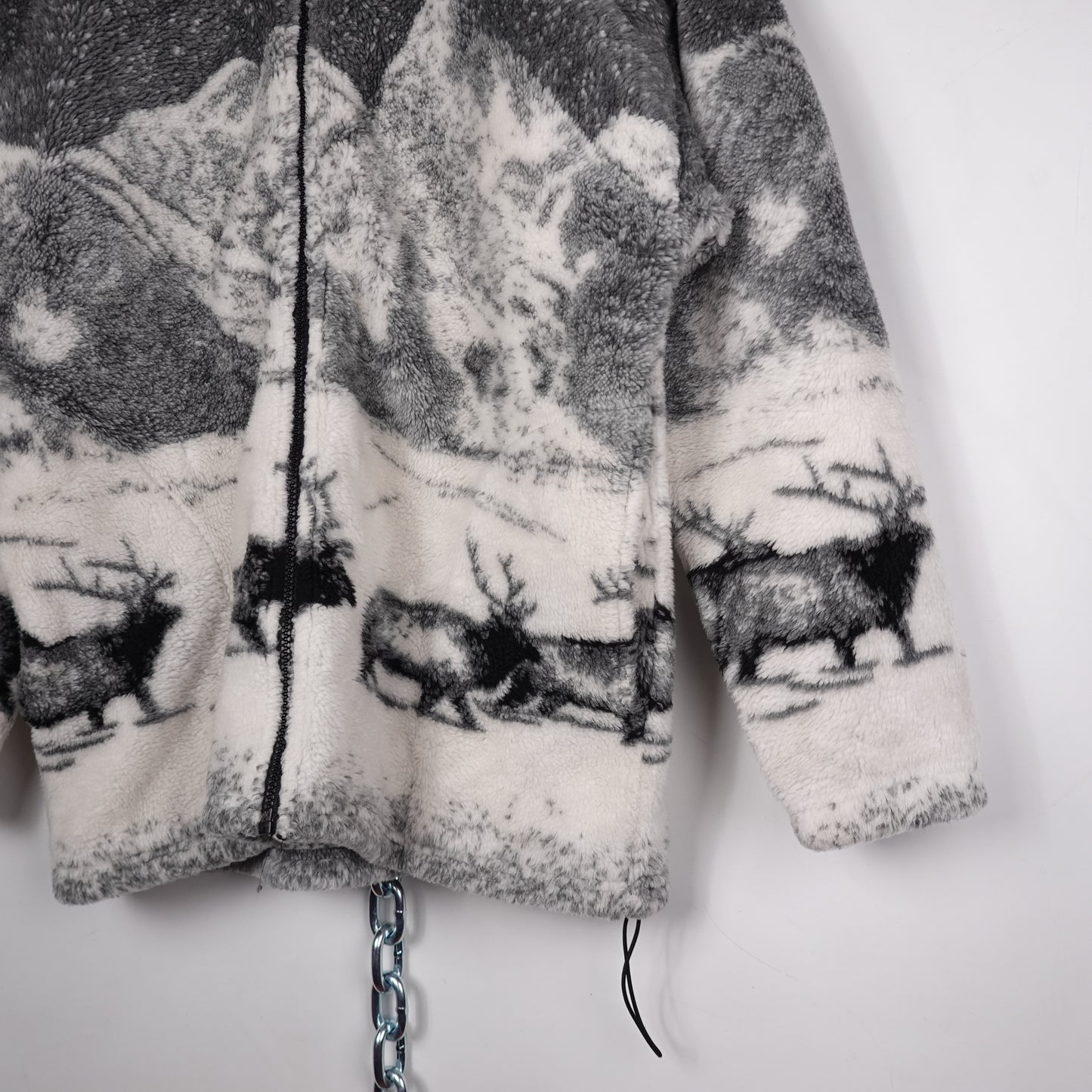 Vintage Caribou Snow Fleece - Size M
