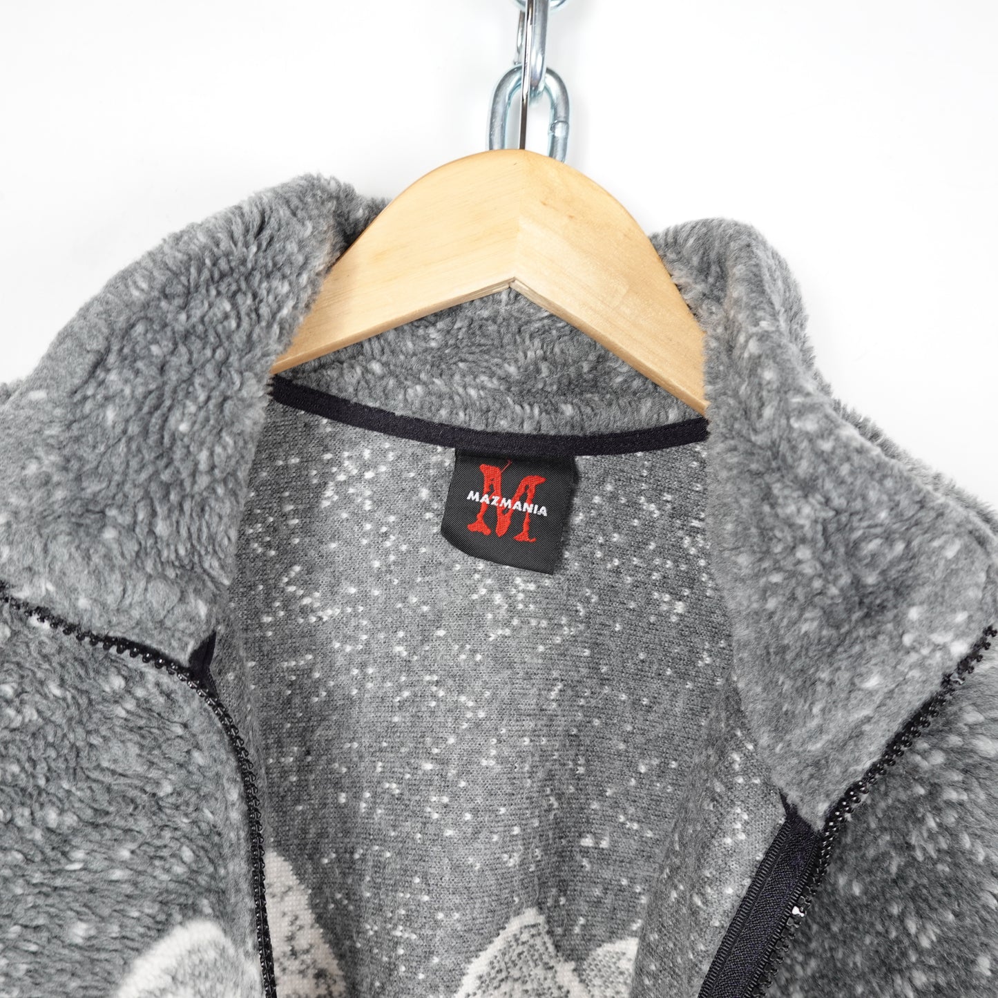 Vintage Caribou Snow Fleece - Size M