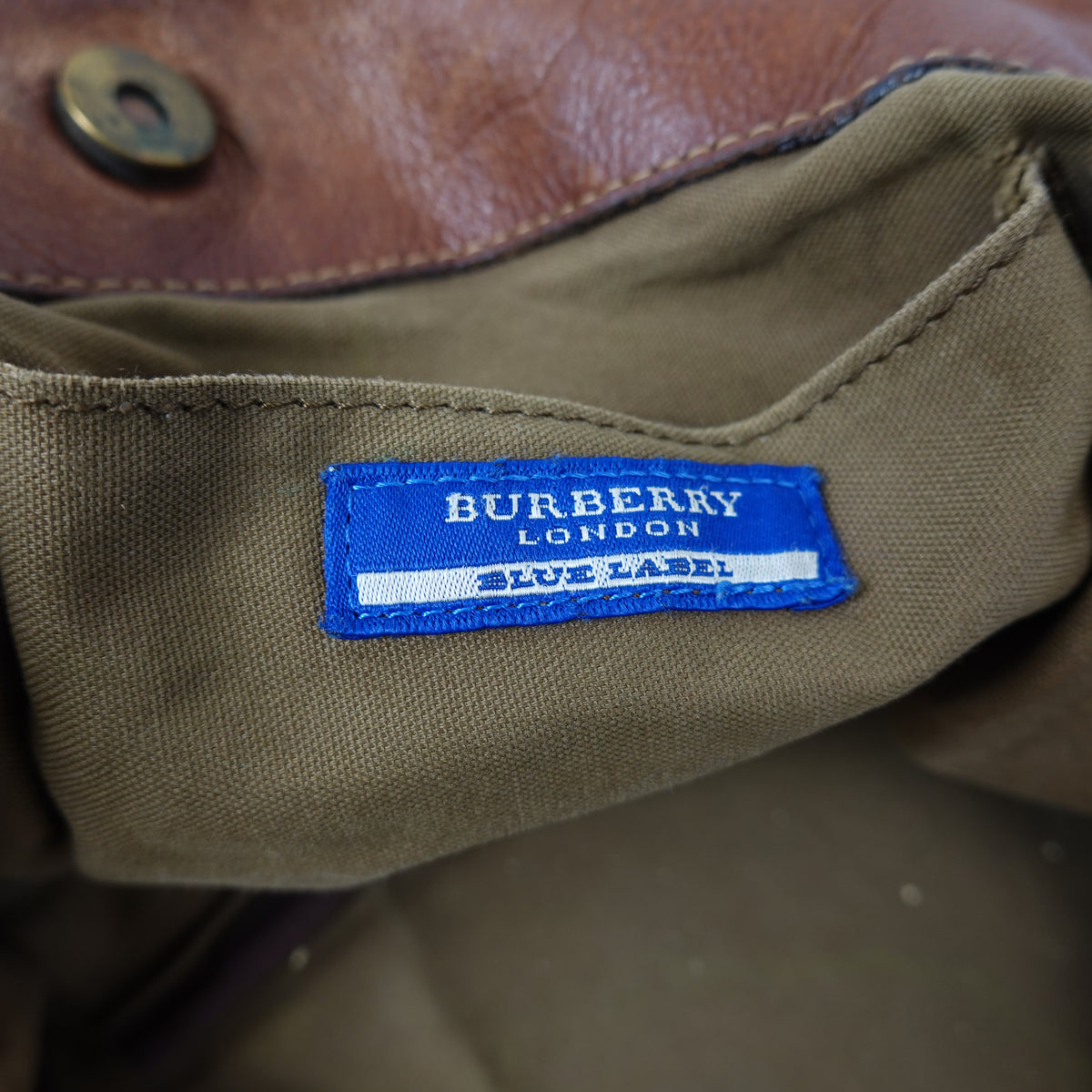 Burberry Denim Hobo Tote Bag