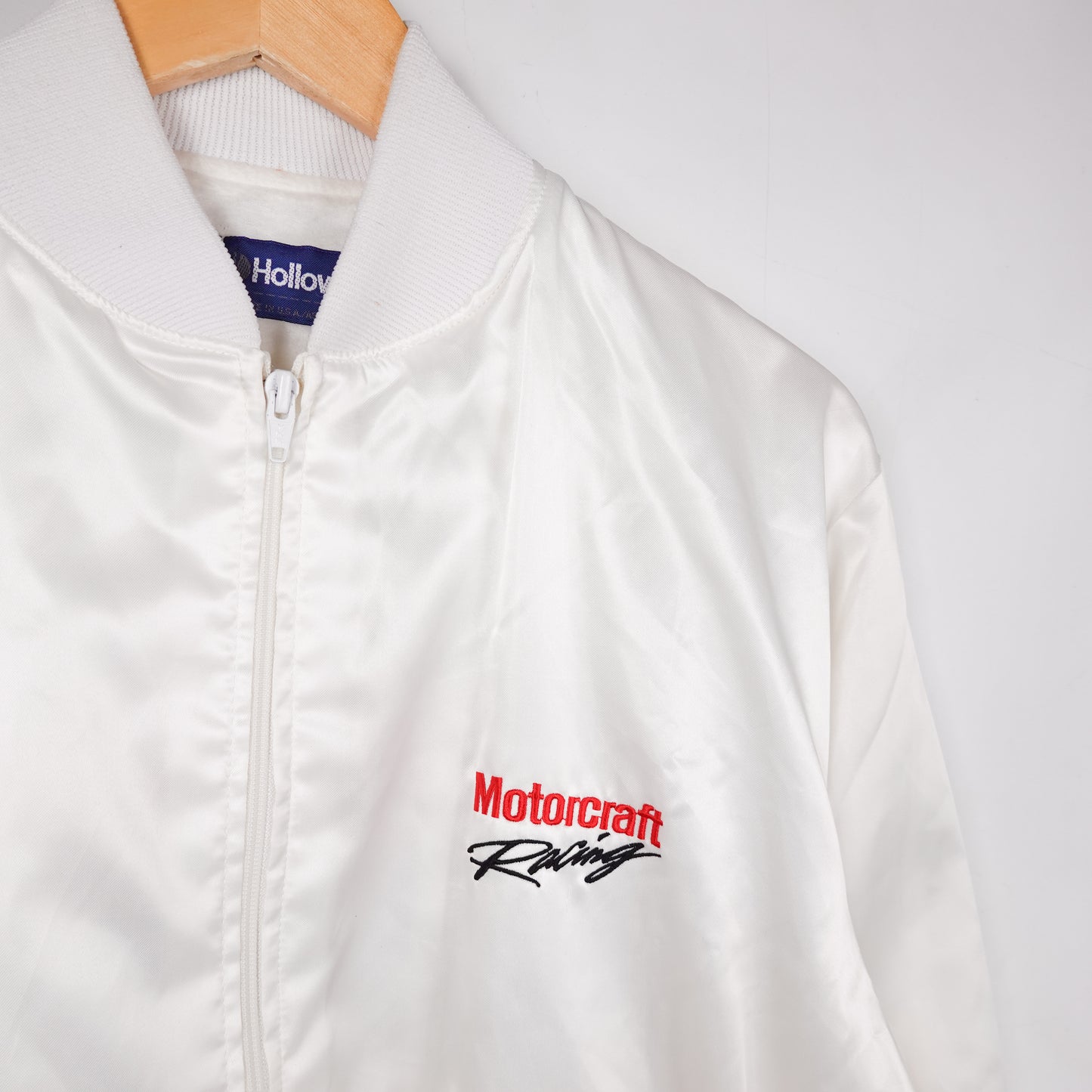 1980s Motorcraft Racing Satin Jacket - Size M