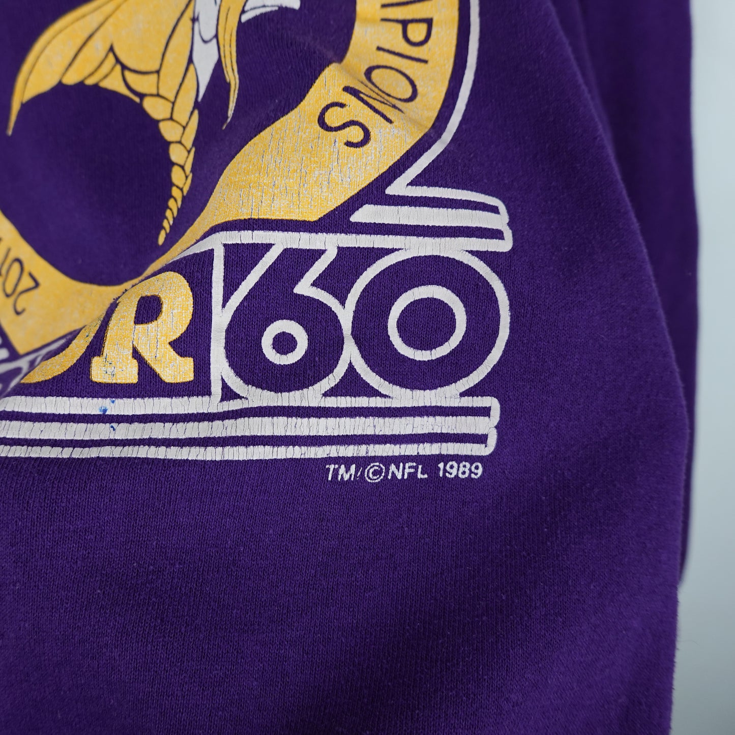 1989 Minnesota Vikings Crew - Size XL