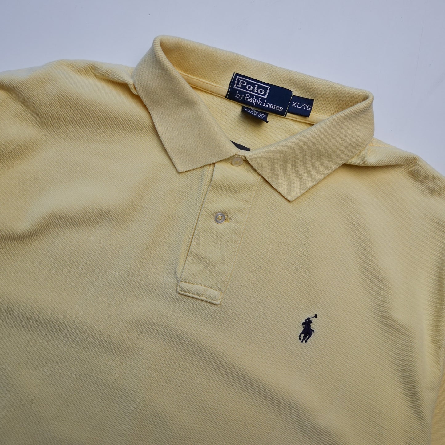 Vintage Polo RL Yellow Shirt - Size XL