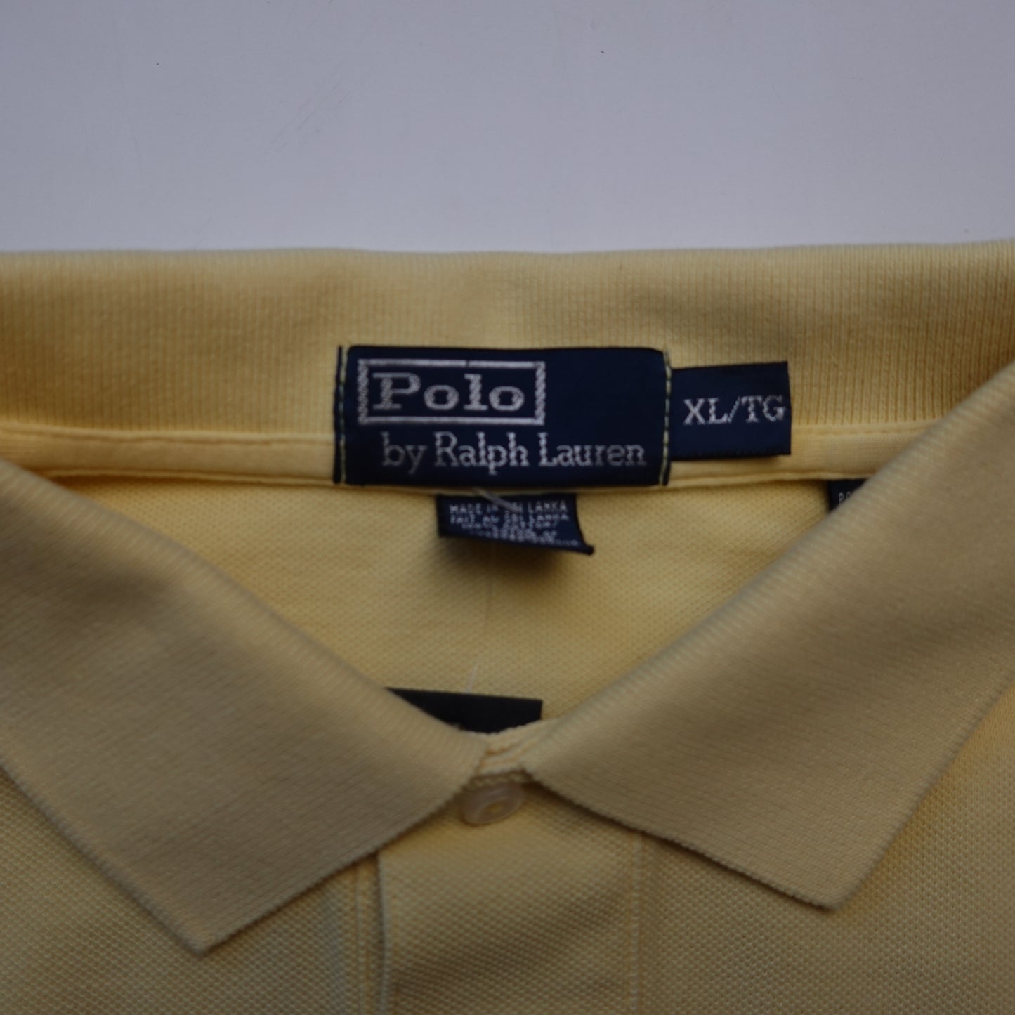 Vintage Polo RL Yellow Shirt - Size XL