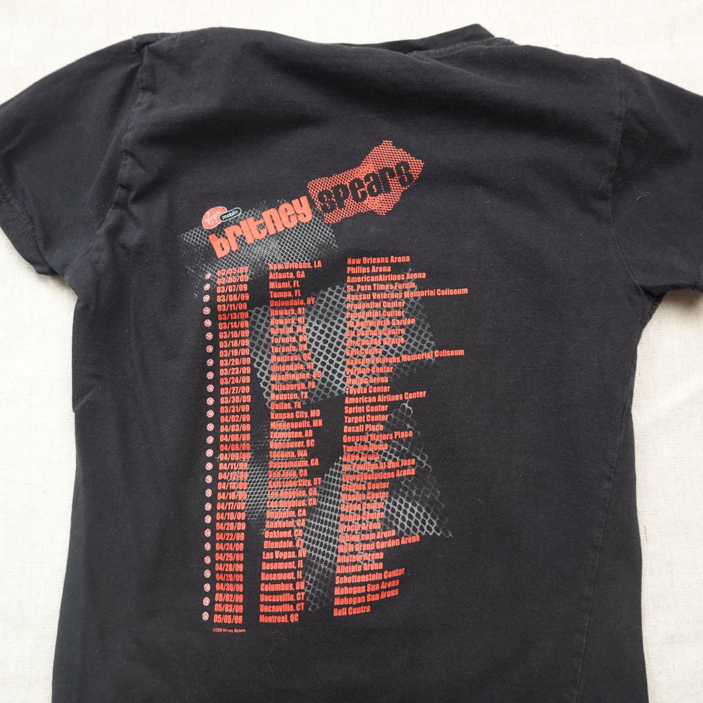 2009 Britney Spears Baby Tee - Women's S
