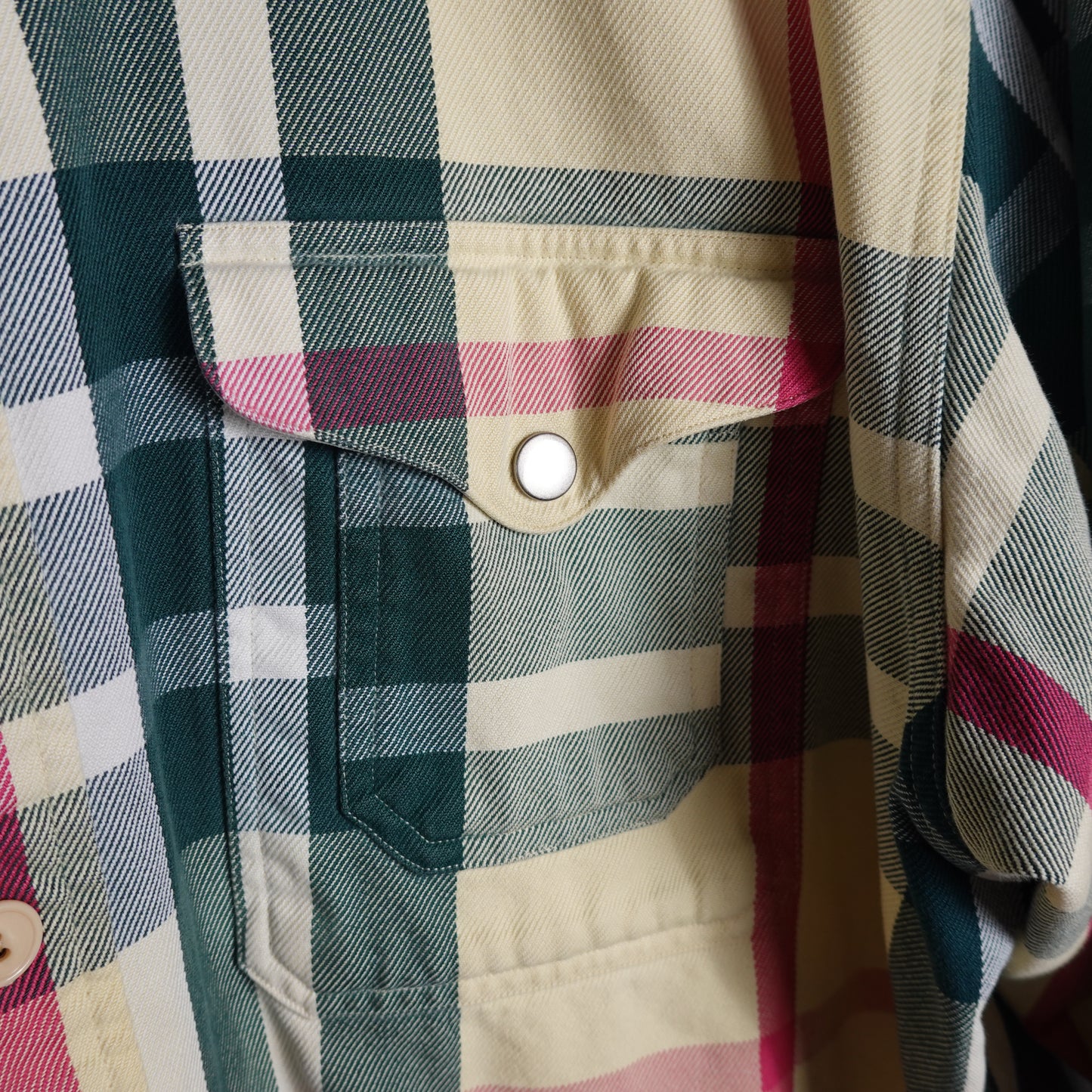 Polo RL Nova Check Heavy Button up - Size XL
