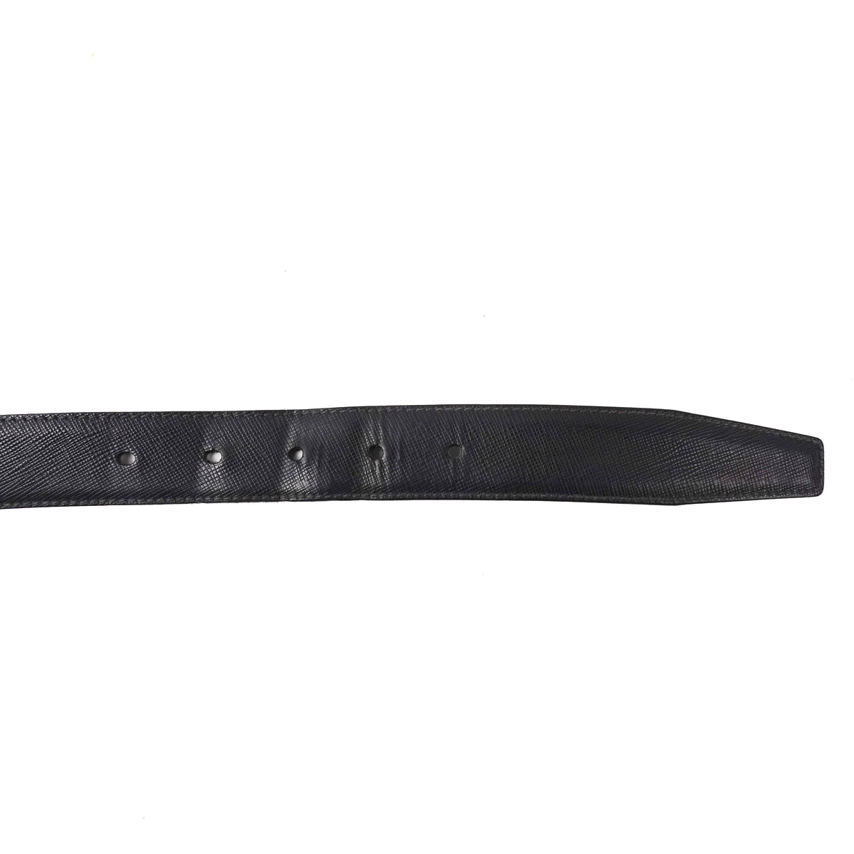 Prada Black Leather Belt - Size 37