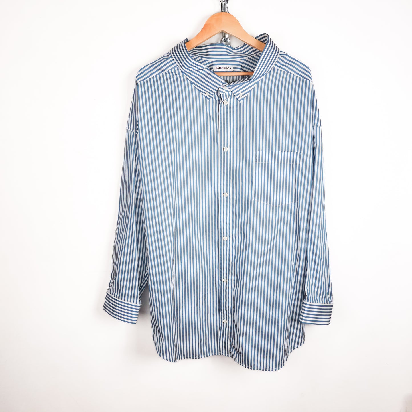 Balenciaga Striped Button Up - Size 36