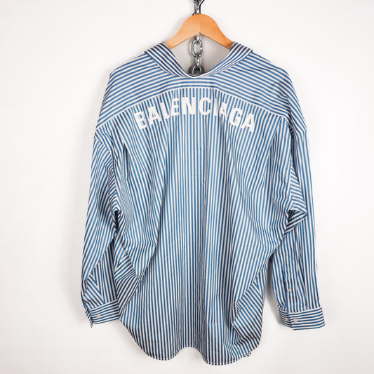 Balenciaga Striped Button Up - Size 36