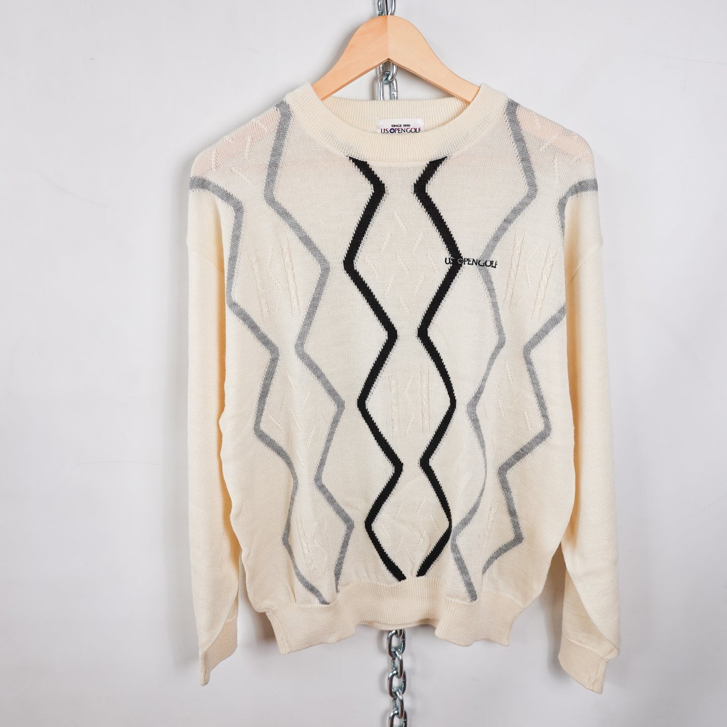 Vintage US Open Knit Sweater - Size L