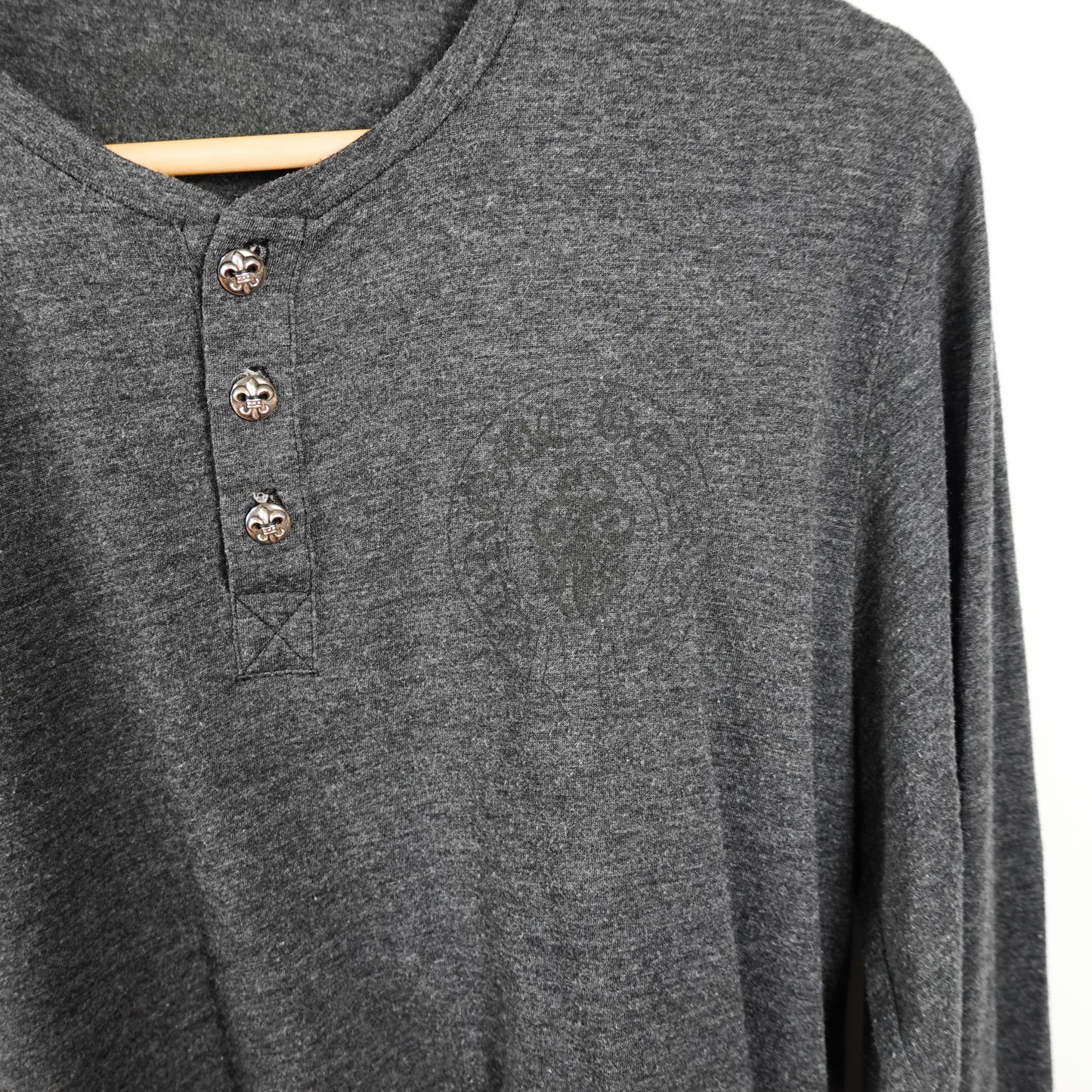 Chrome Hearts Henley L/S - Size S