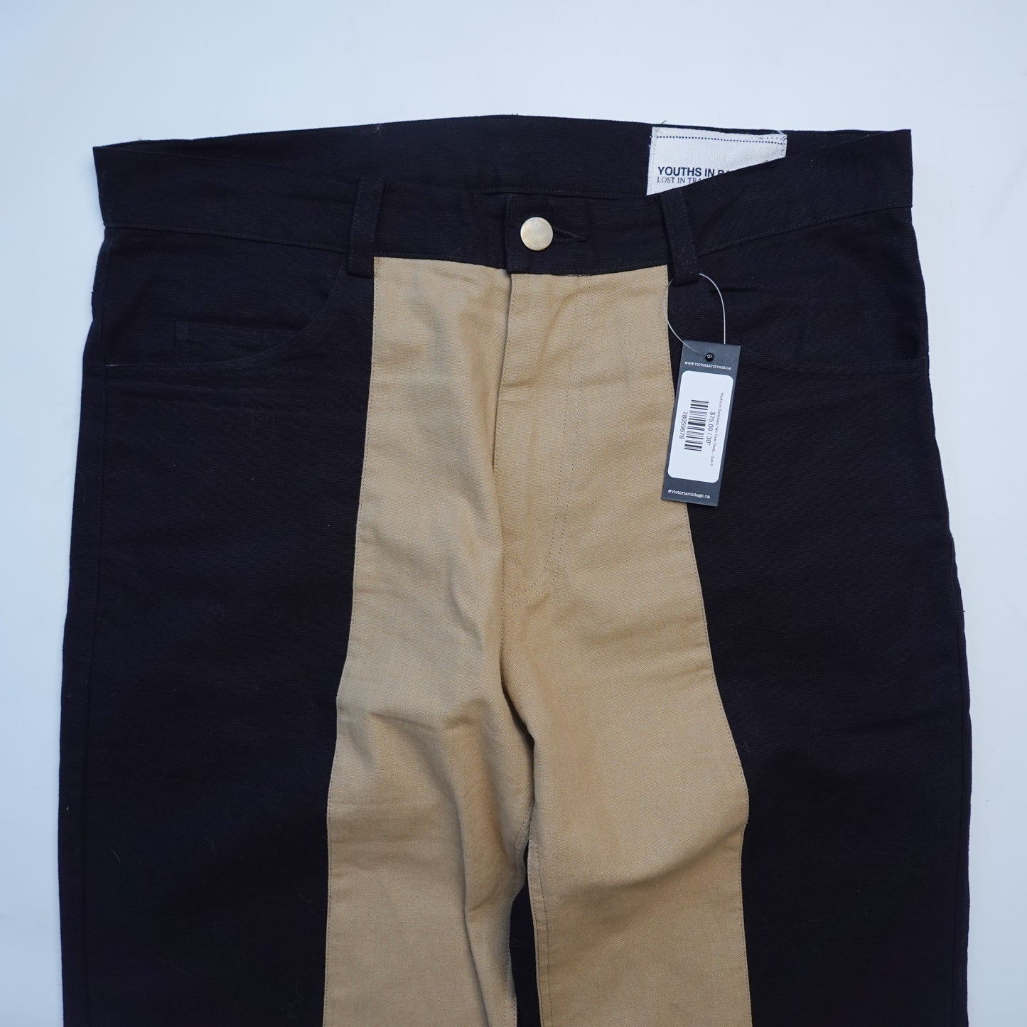 Youths In Balaclava Two Tone Pants - Size S