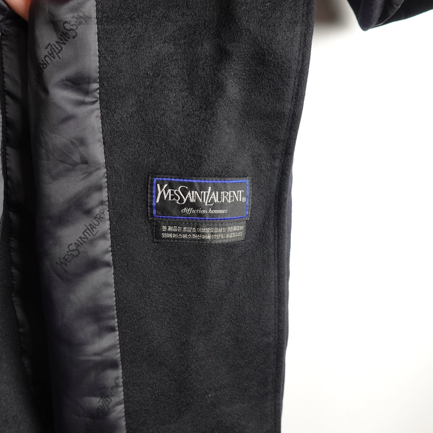 Vintage Yves Saint Laurent Wool Trench Coat - Size M